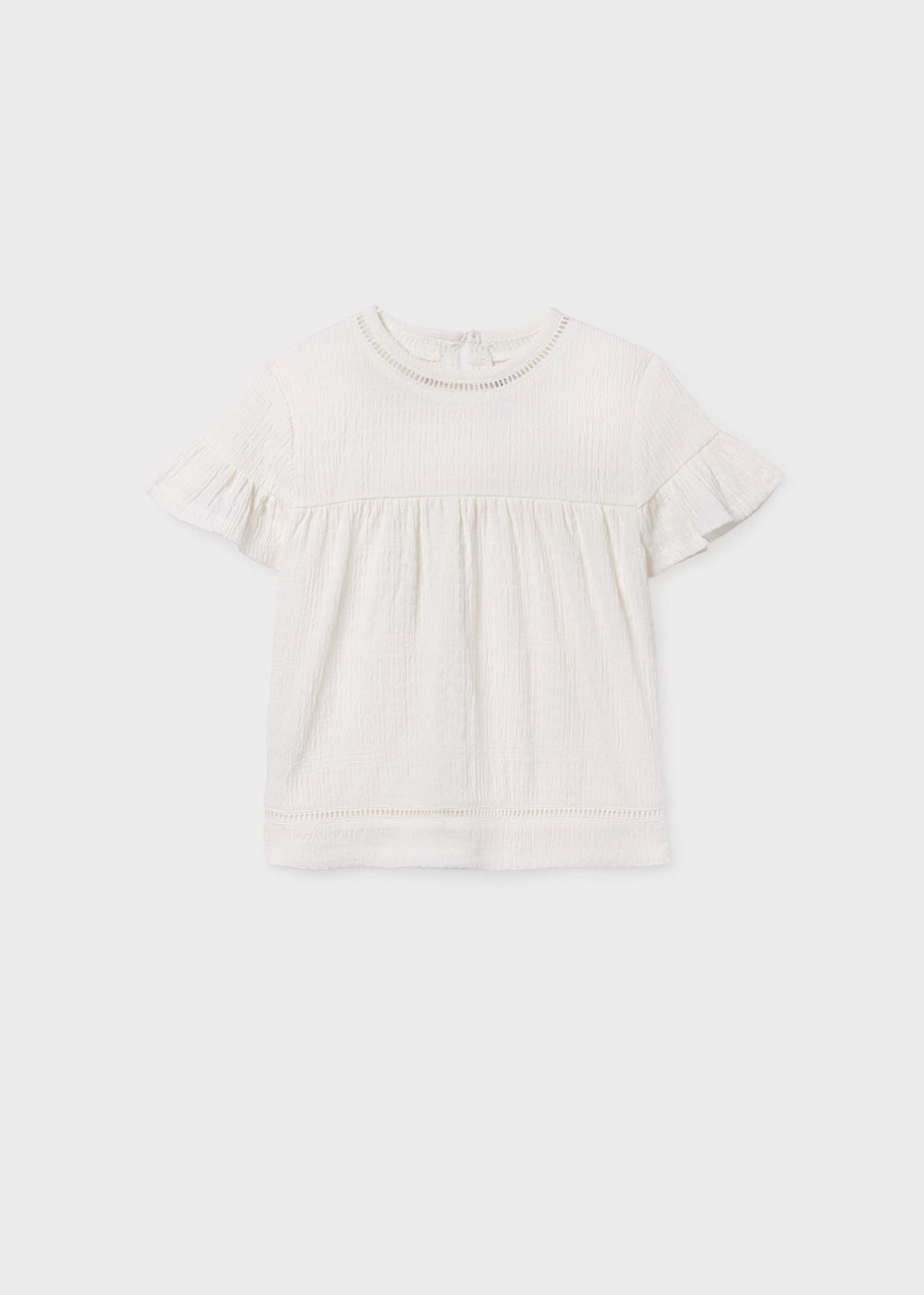 Blouse à volants fille