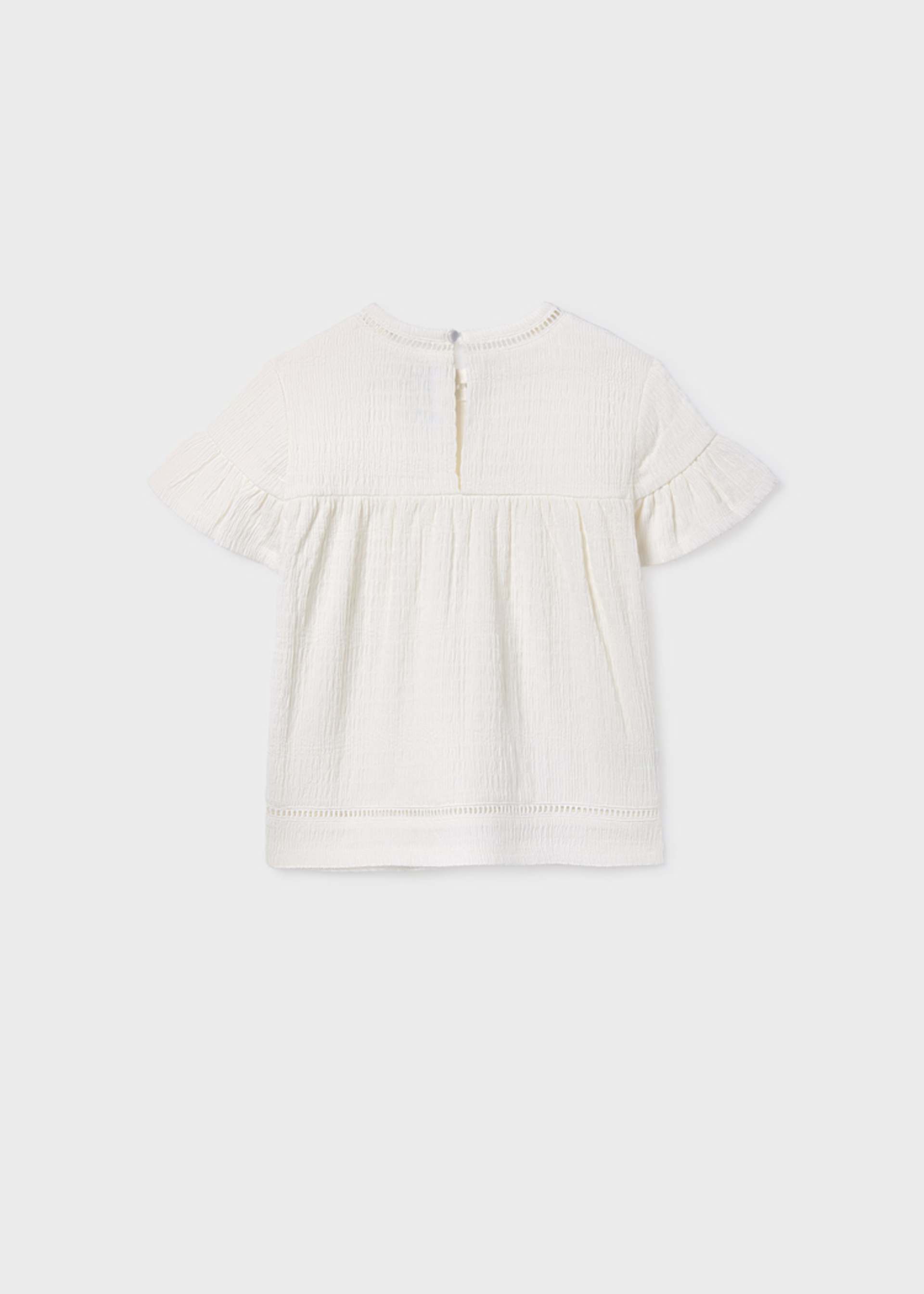 Blouse à volants fille