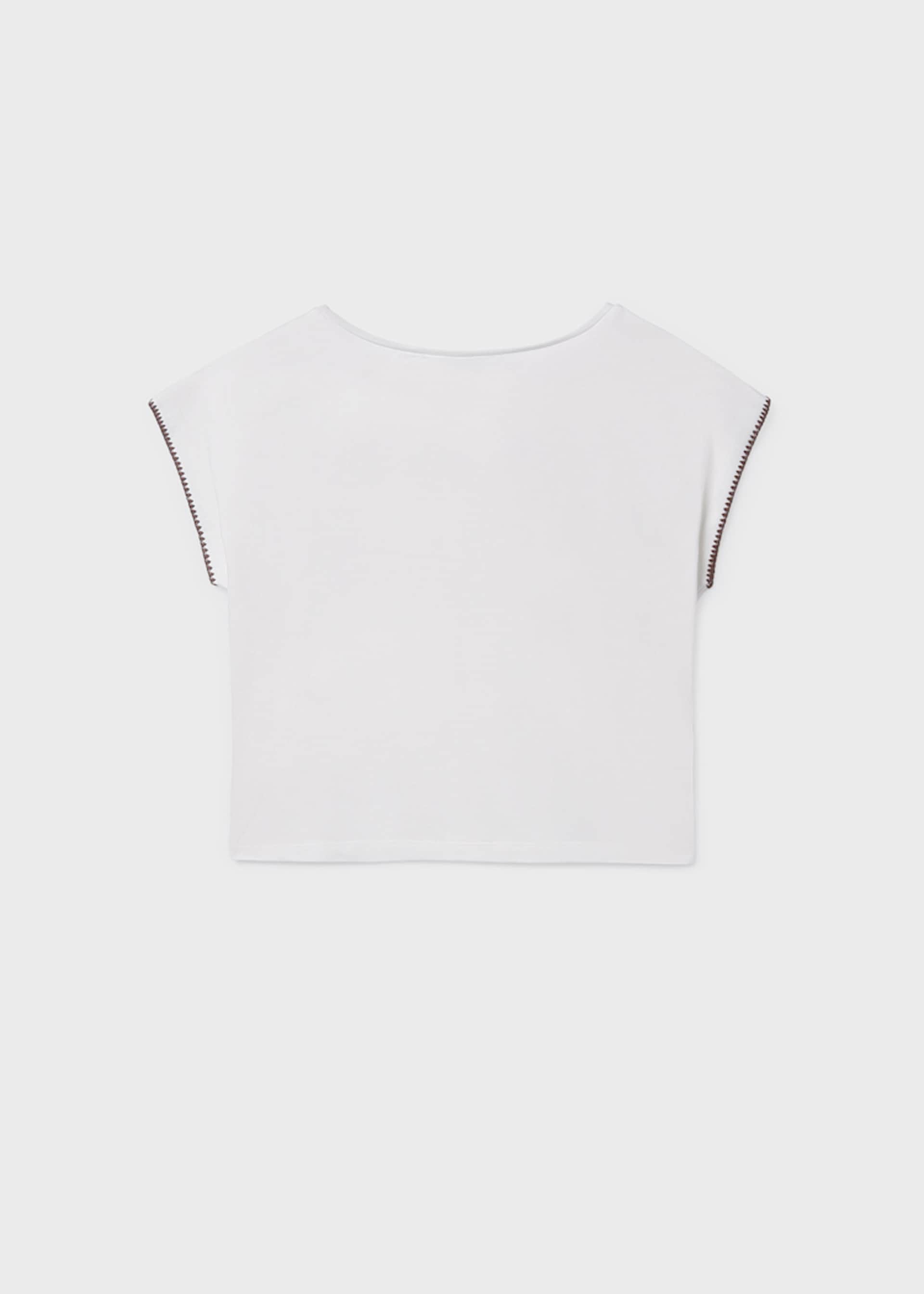 Camiseta aplique chica