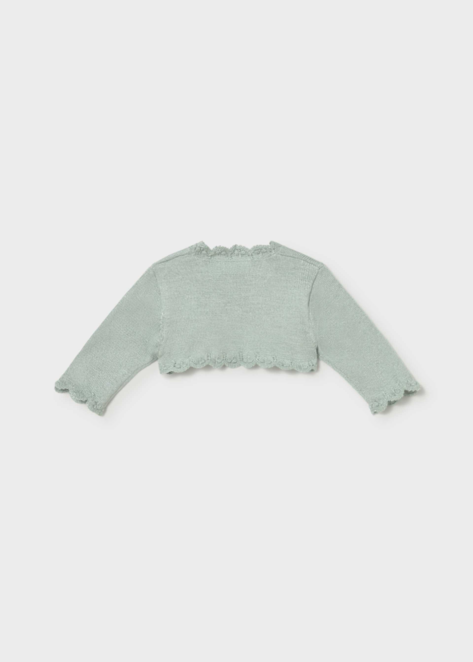 Cardigan tricot cérémonie nouveau-né