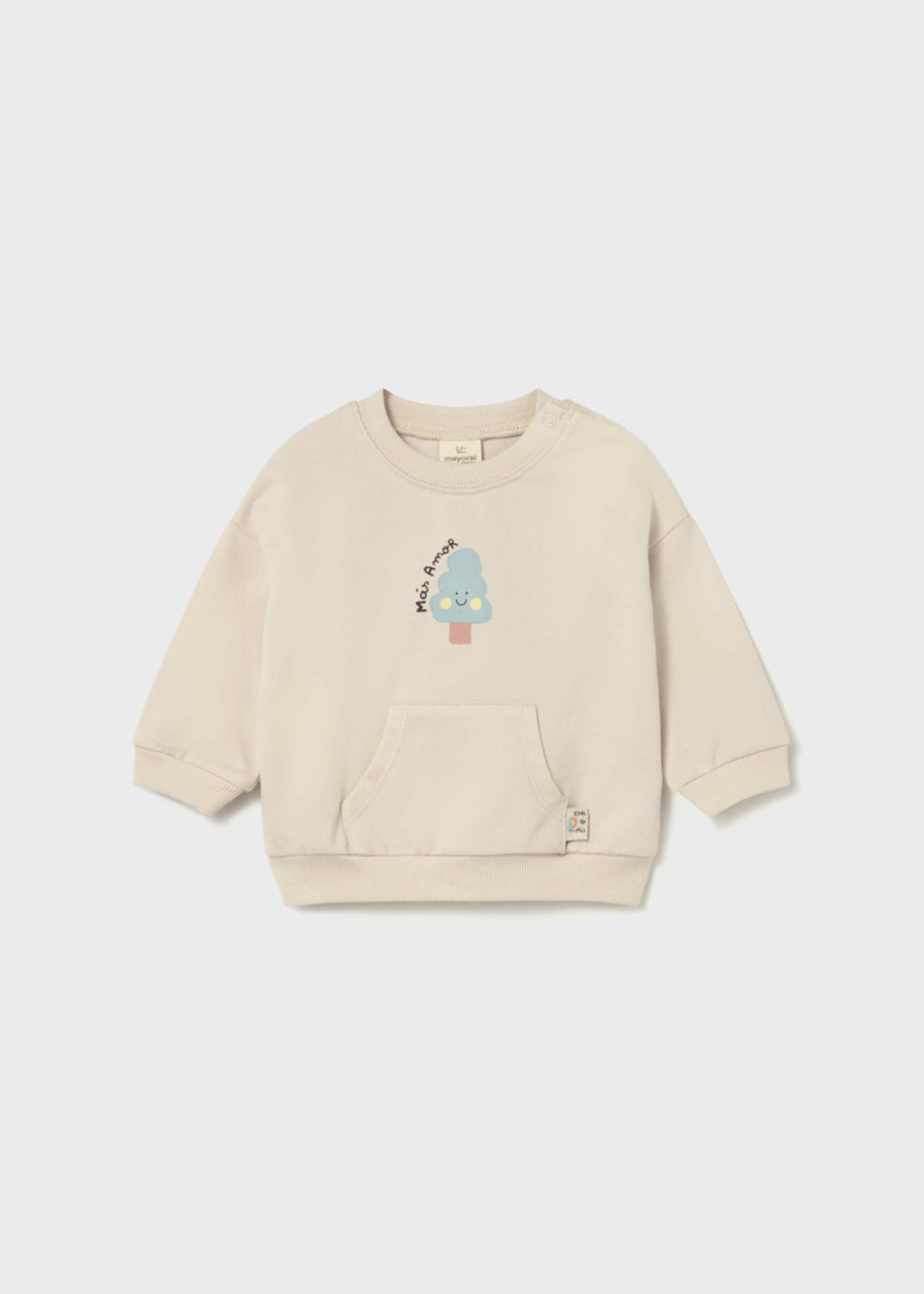 Sudadera serigrafía recién nacido