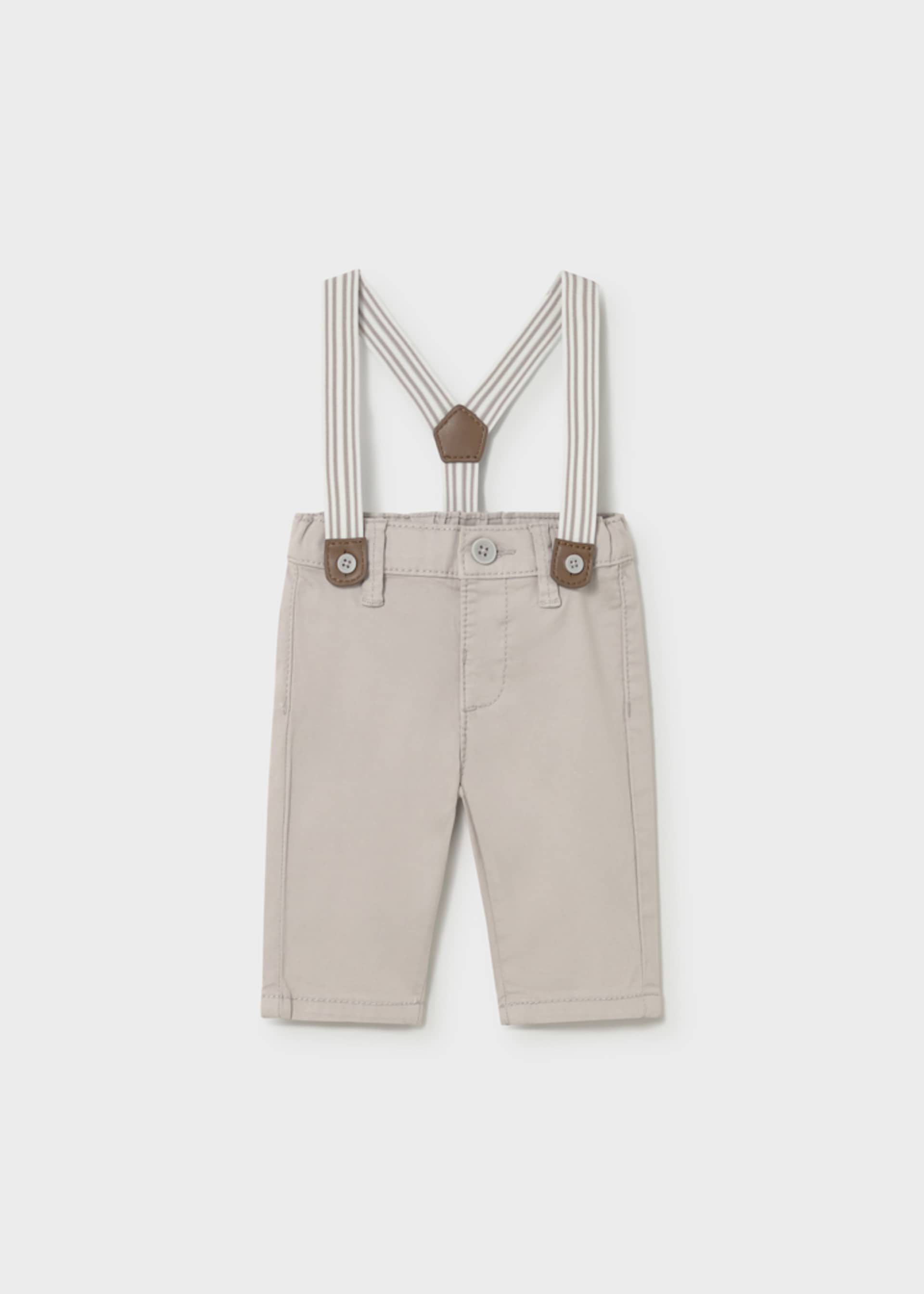 Pantalon long à bretelles nouveau-né