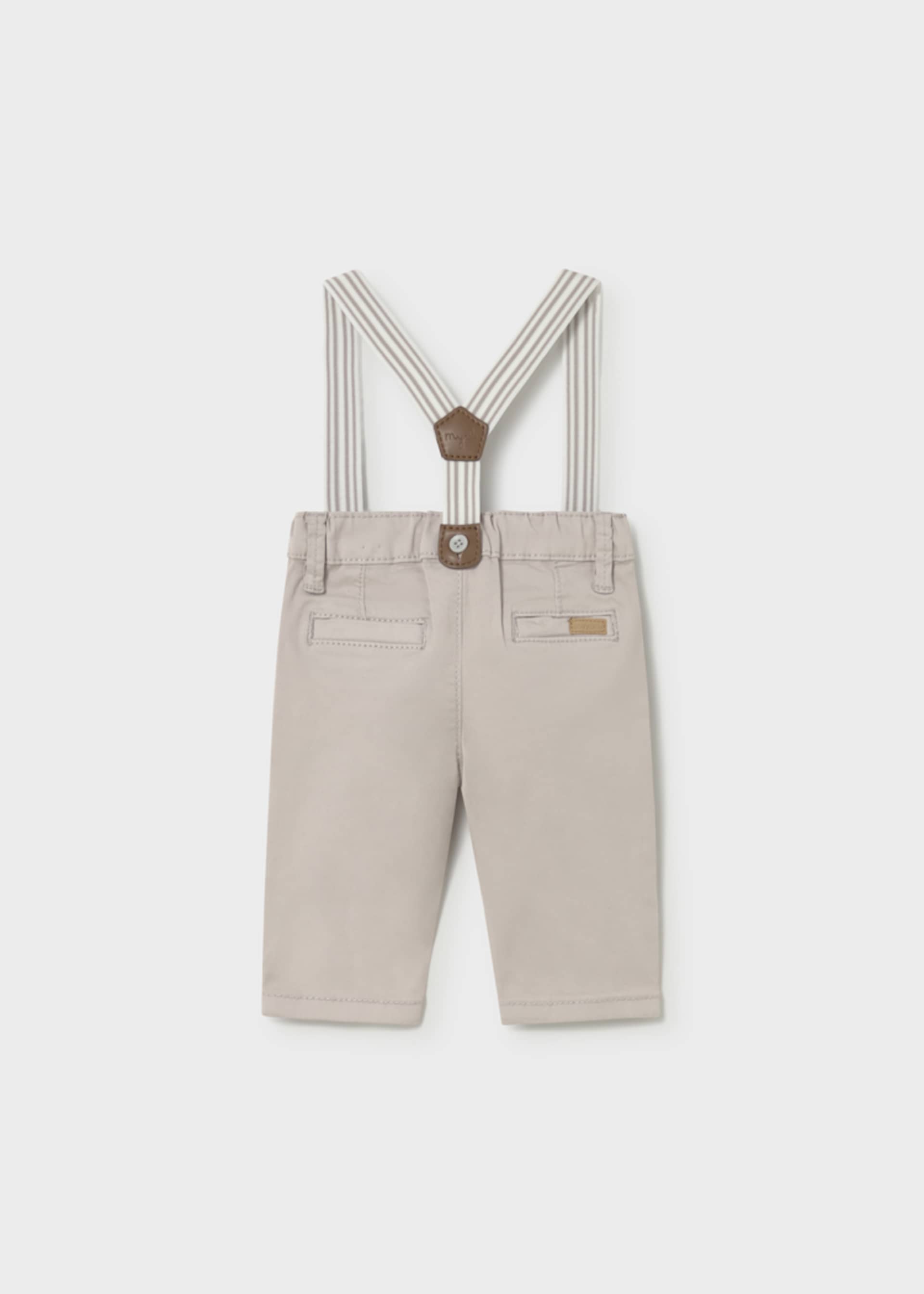 Pantalon long à bretelles nouveau-né