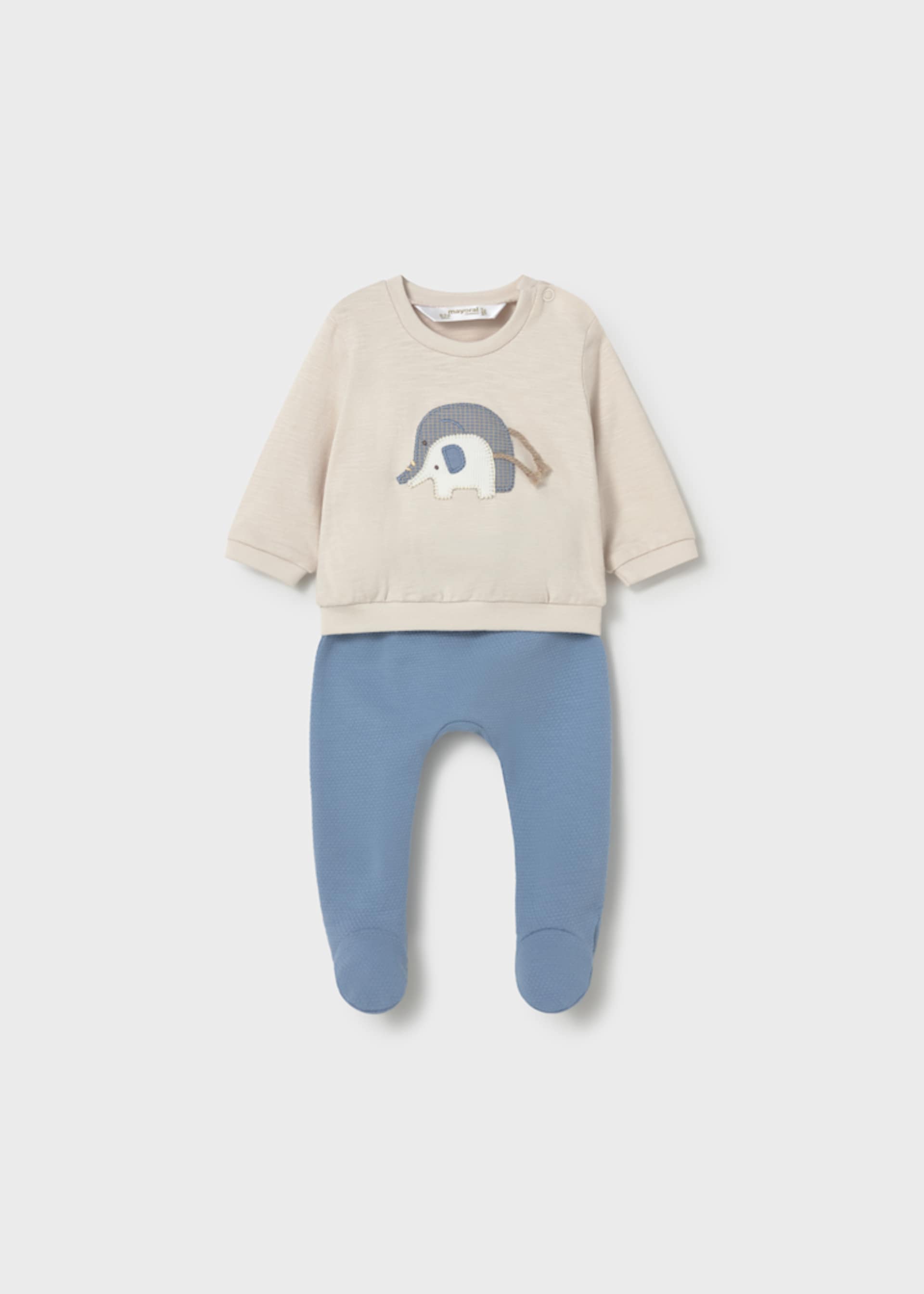 Set pantaloni cu botosei nou-nascut