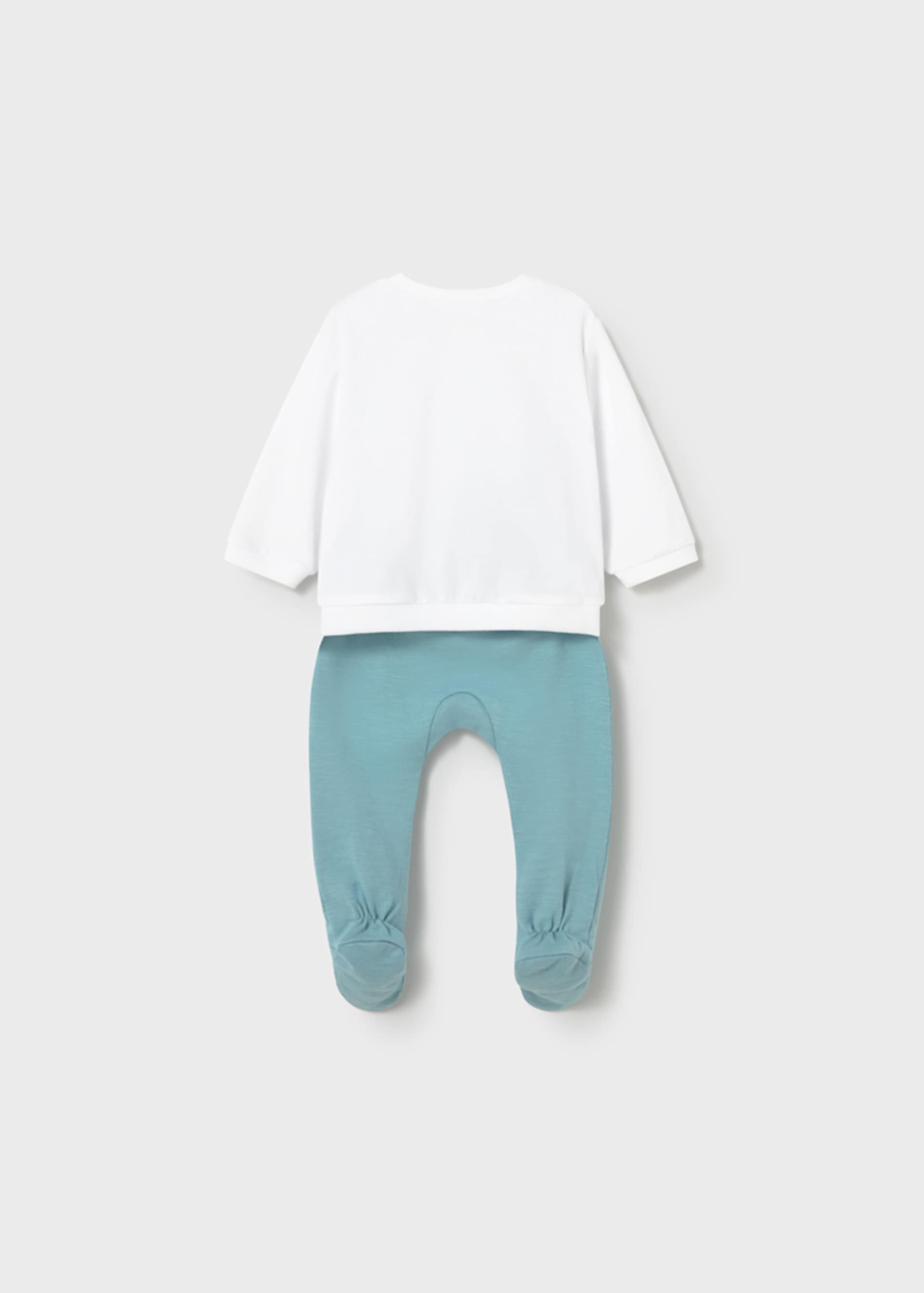 Set pantaloni cu botosei nou-nascut