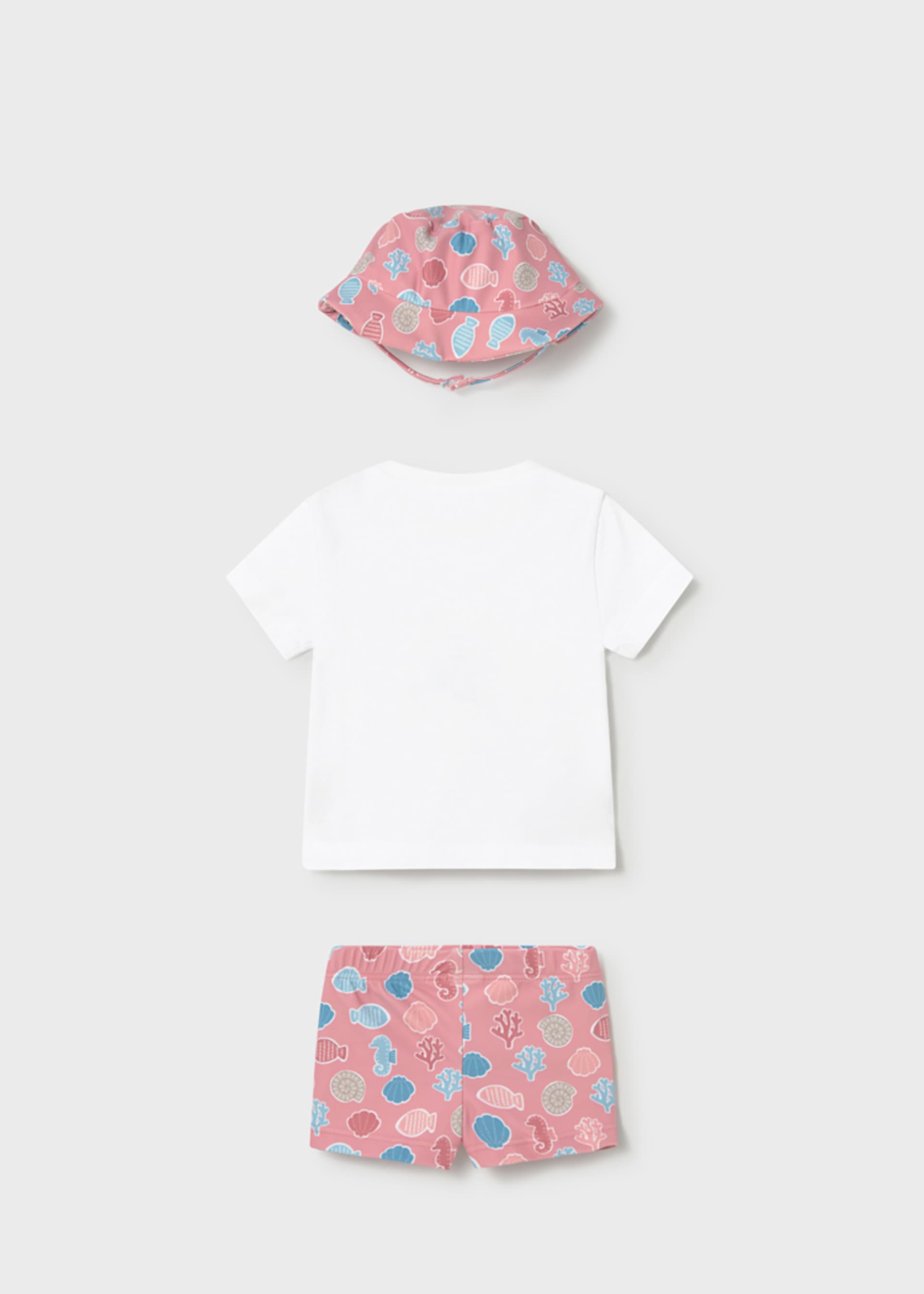 3-piece swimwear set newborn with hat