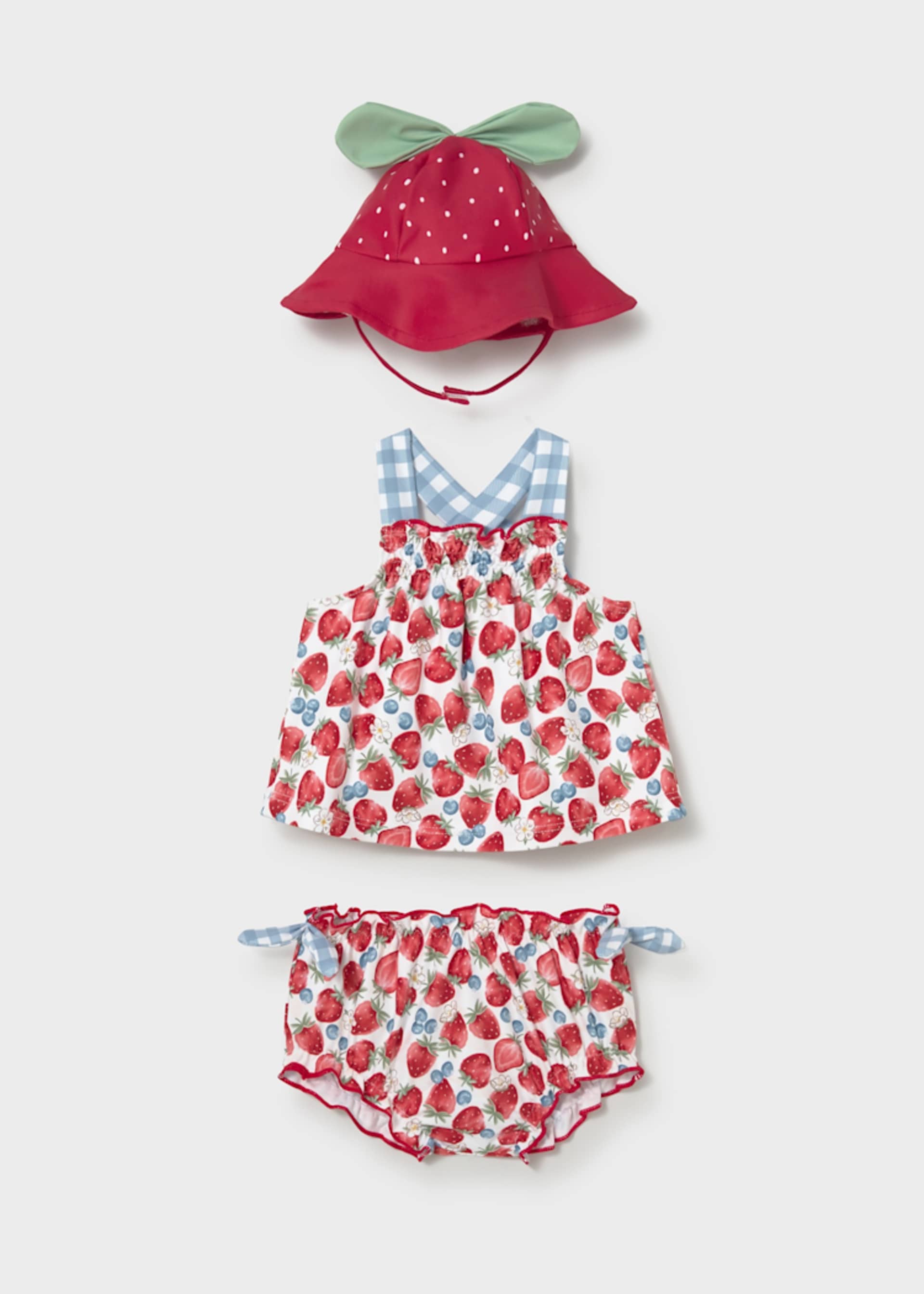 3-piece swimwear set newborn with hat