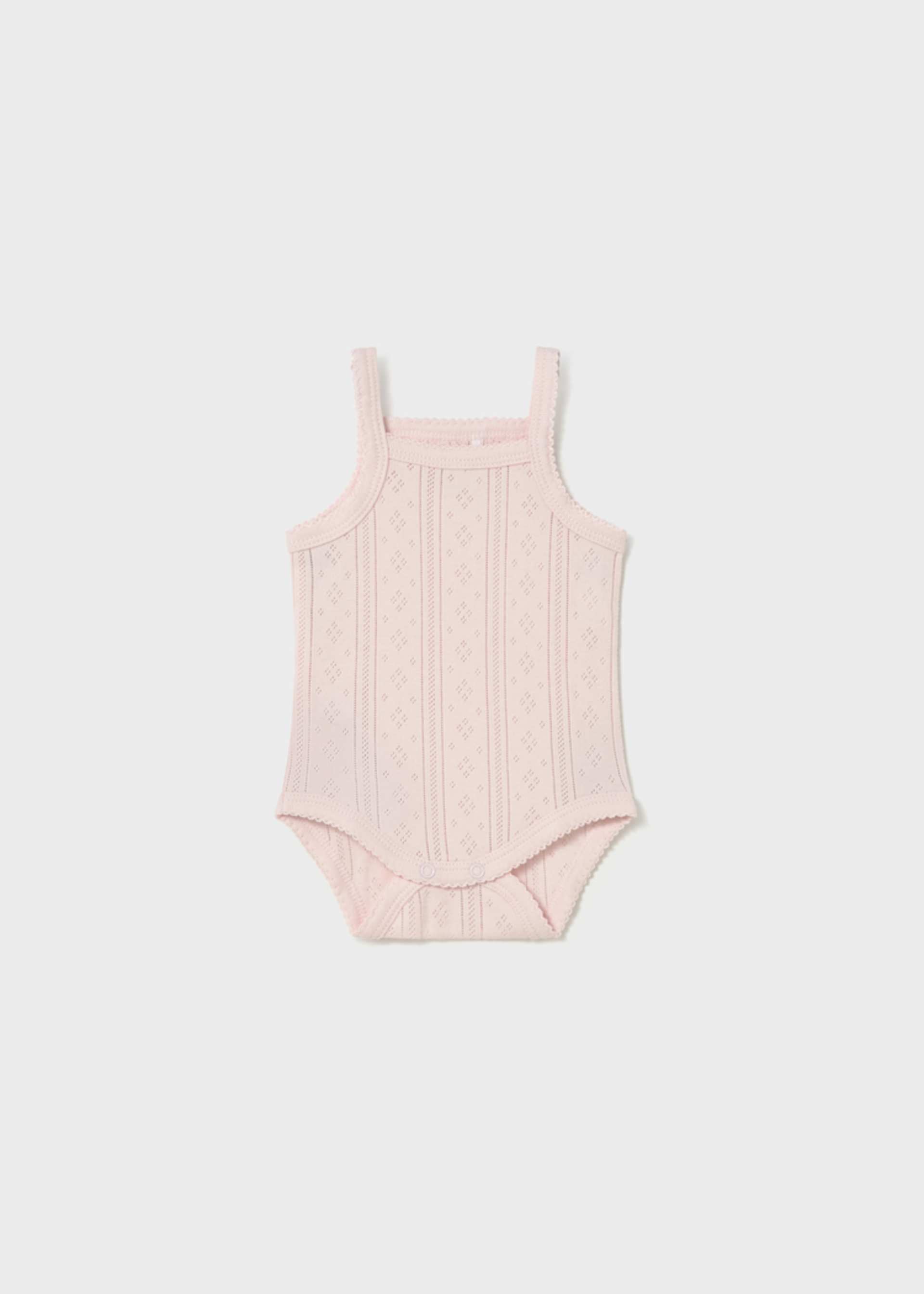 Newborn Girl Openwork Bodysuit