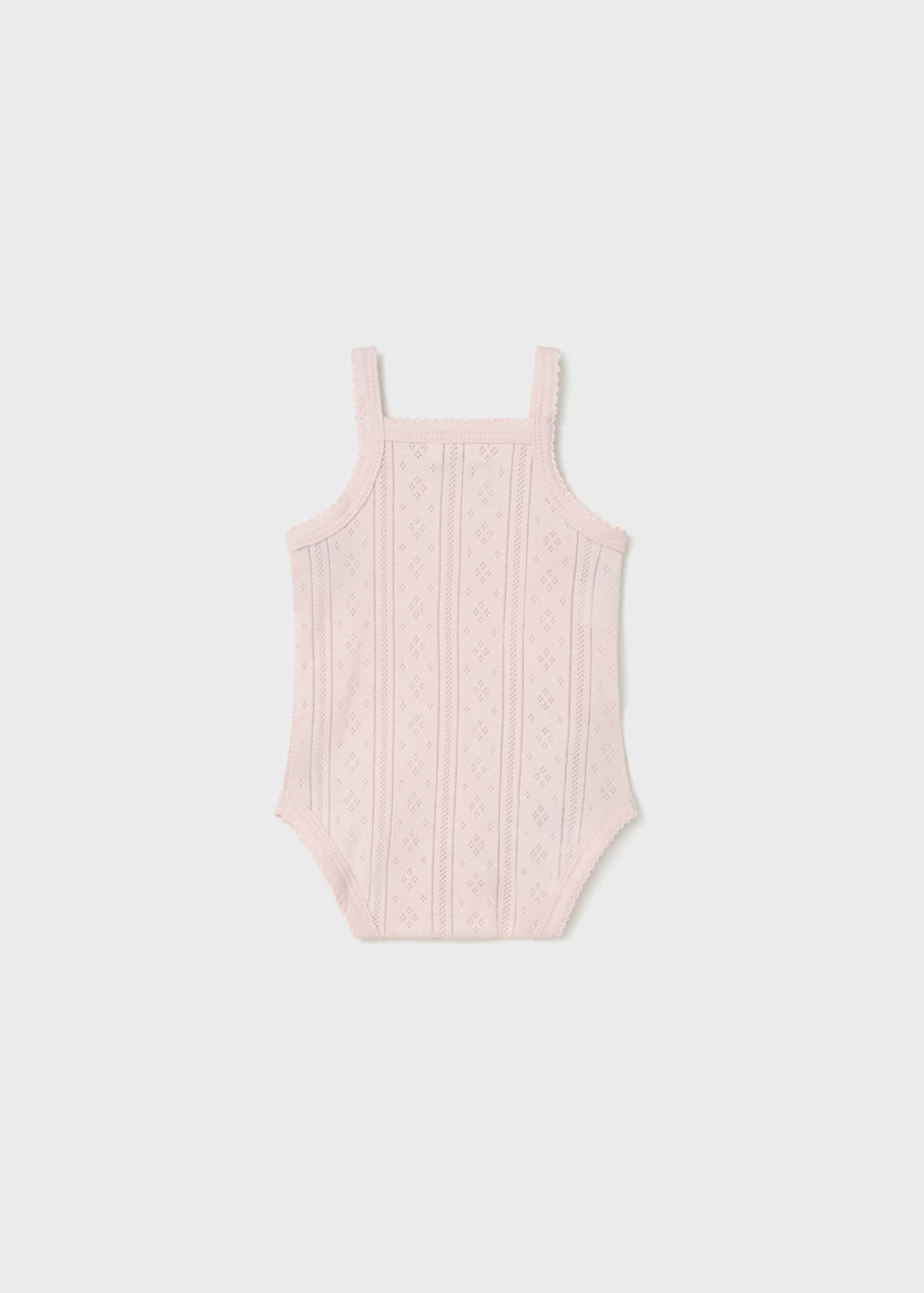 Newborn Girl Openwork Bodysuit