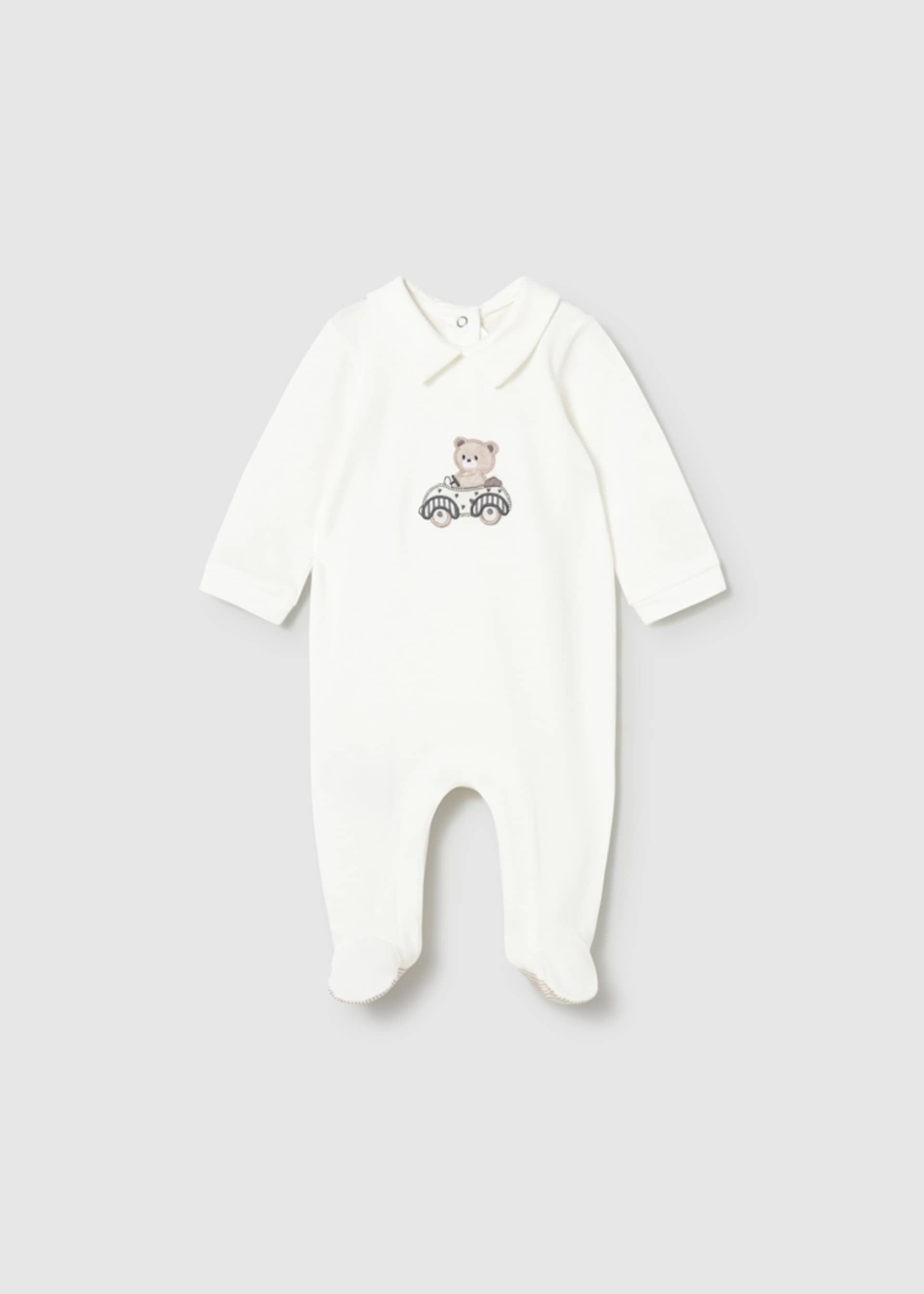 Set of 2 long newborn rompers