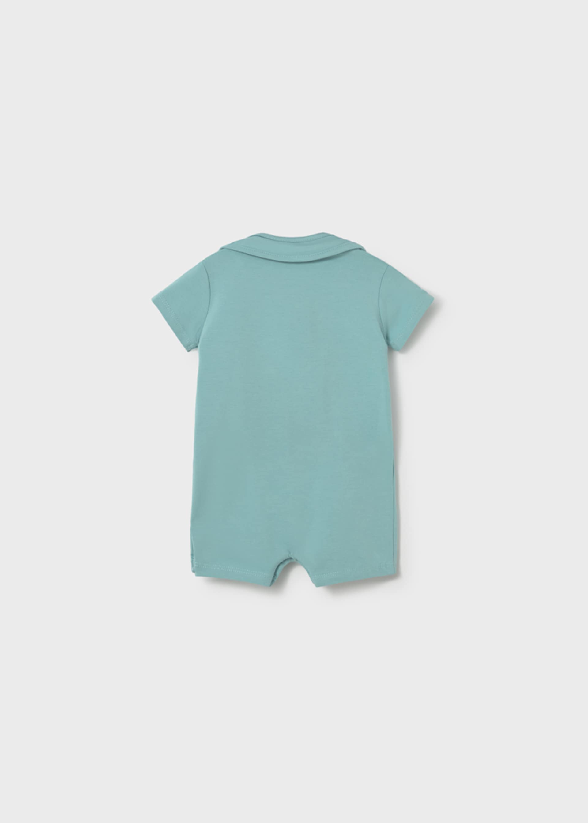 Newborn Boy Romper with Bib Set