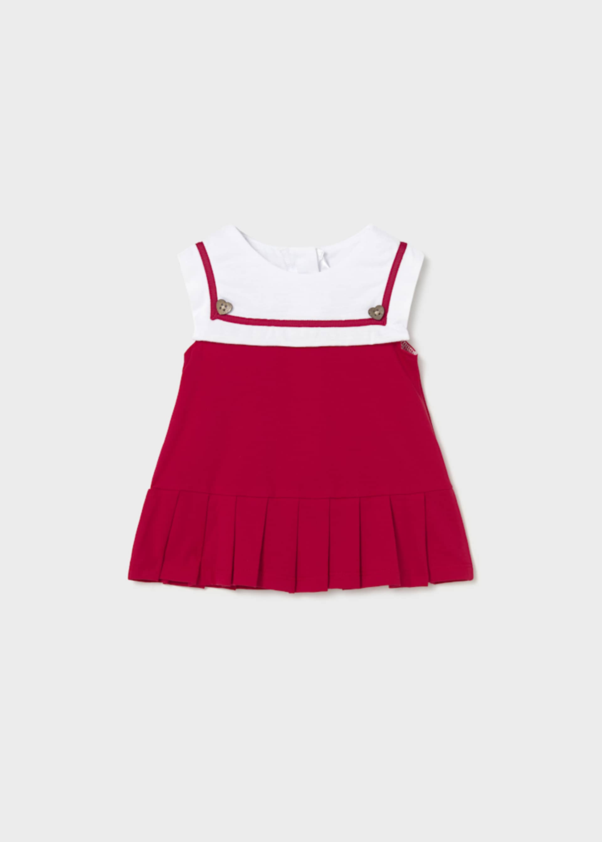 Combination knit dress newborn