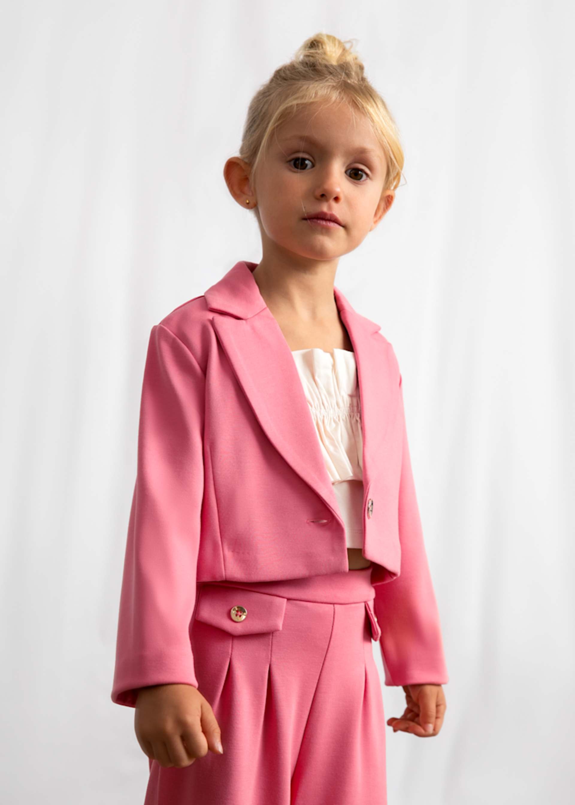 Chaqueta punto roma niña