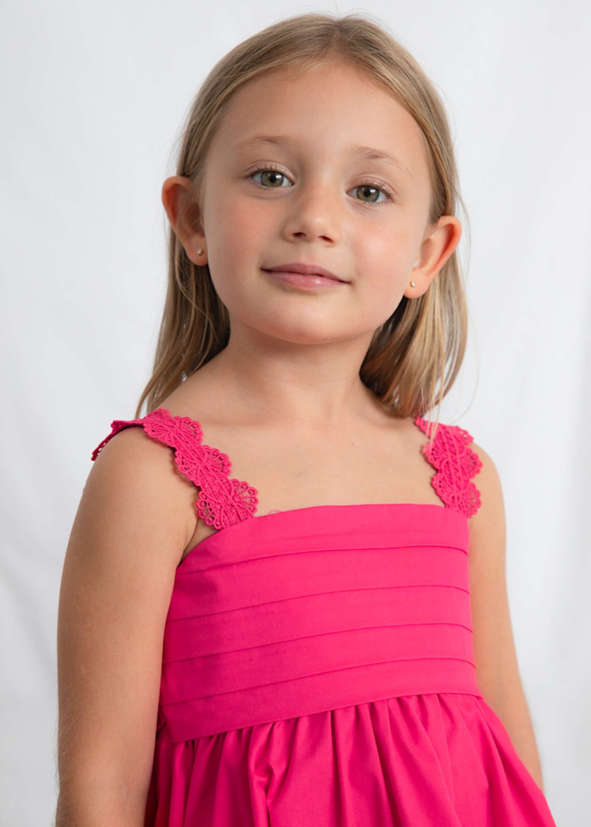 Robe cérémonie en satin fille