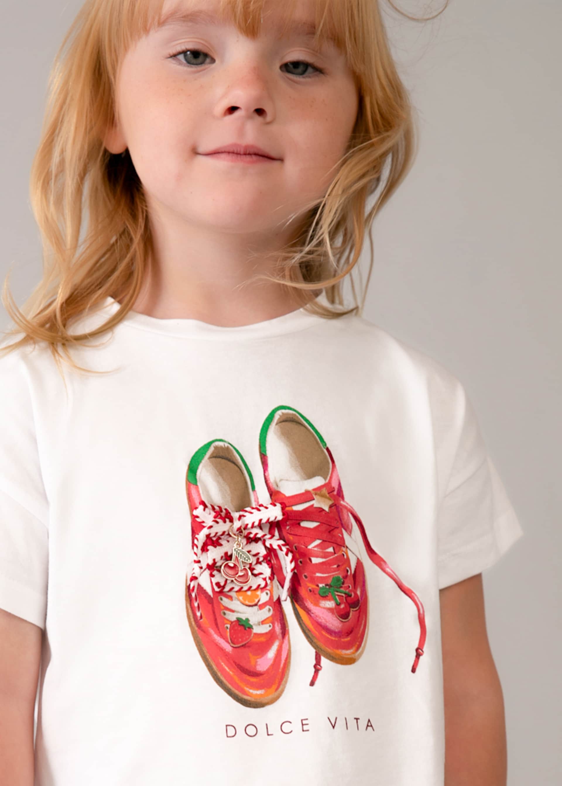 Completo leggings ciclista e maglietta bambina