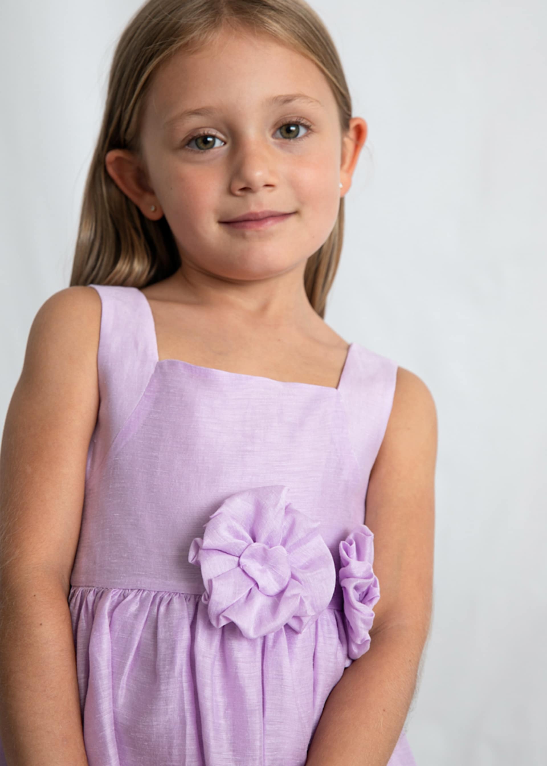 Vestito cerimonia fiore bambina