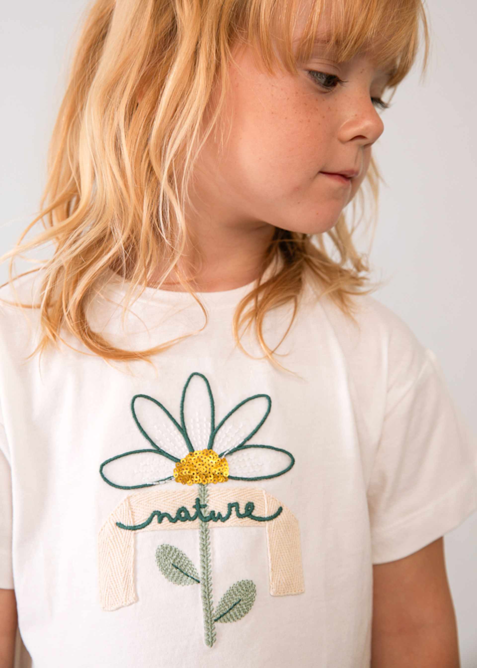 Printed leggings and T-shirt set for girls