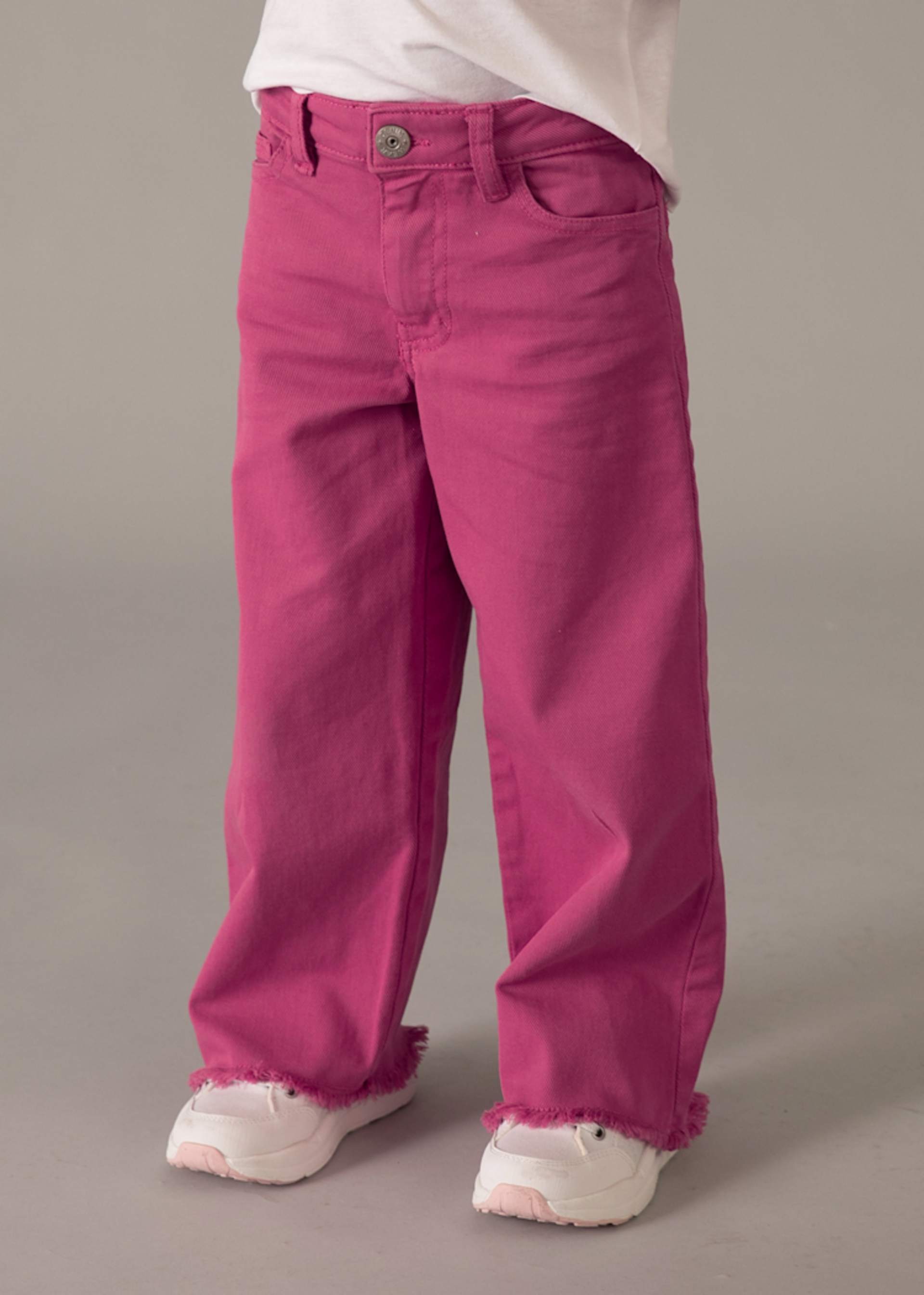 Twillhose wide leg Mädchen