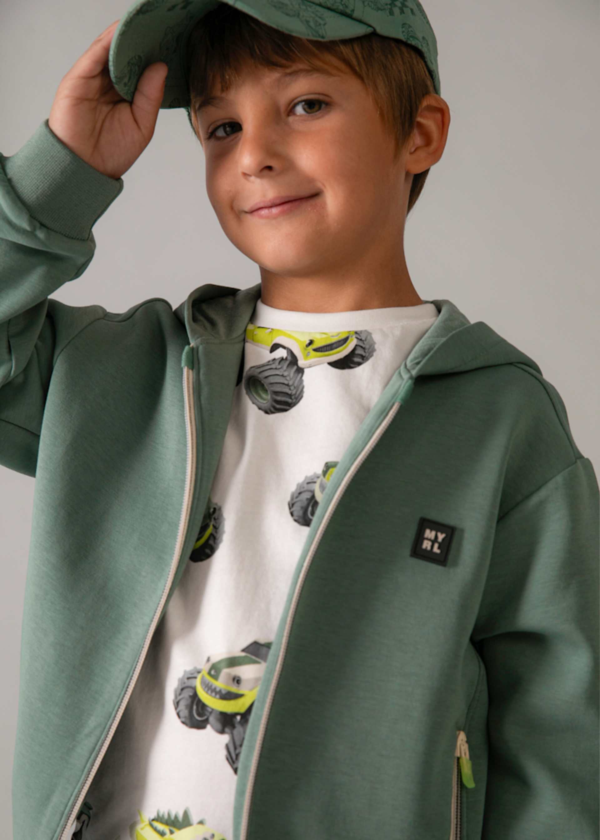 Sudadera cremallera niño