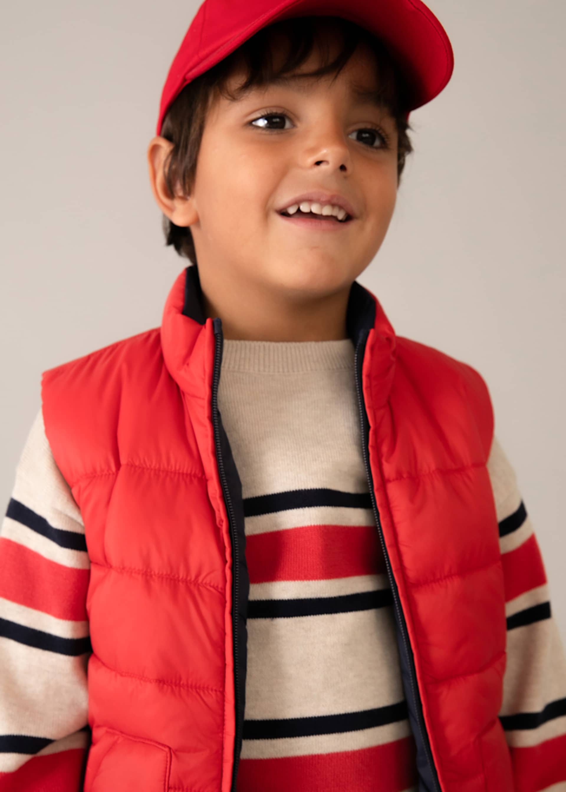 Boy Padded Reversible Vest