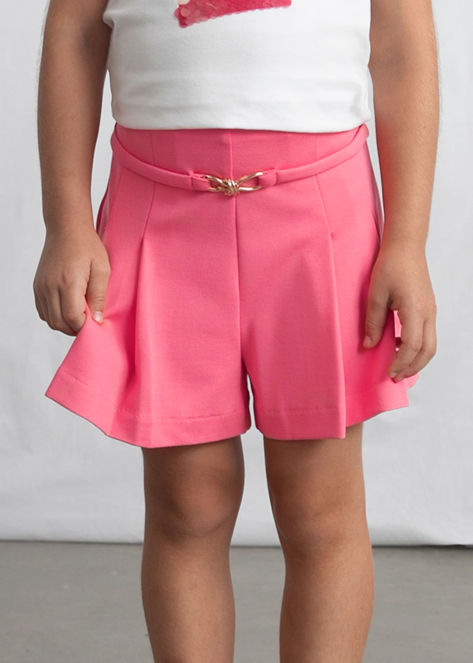 Girl Belted Shorts