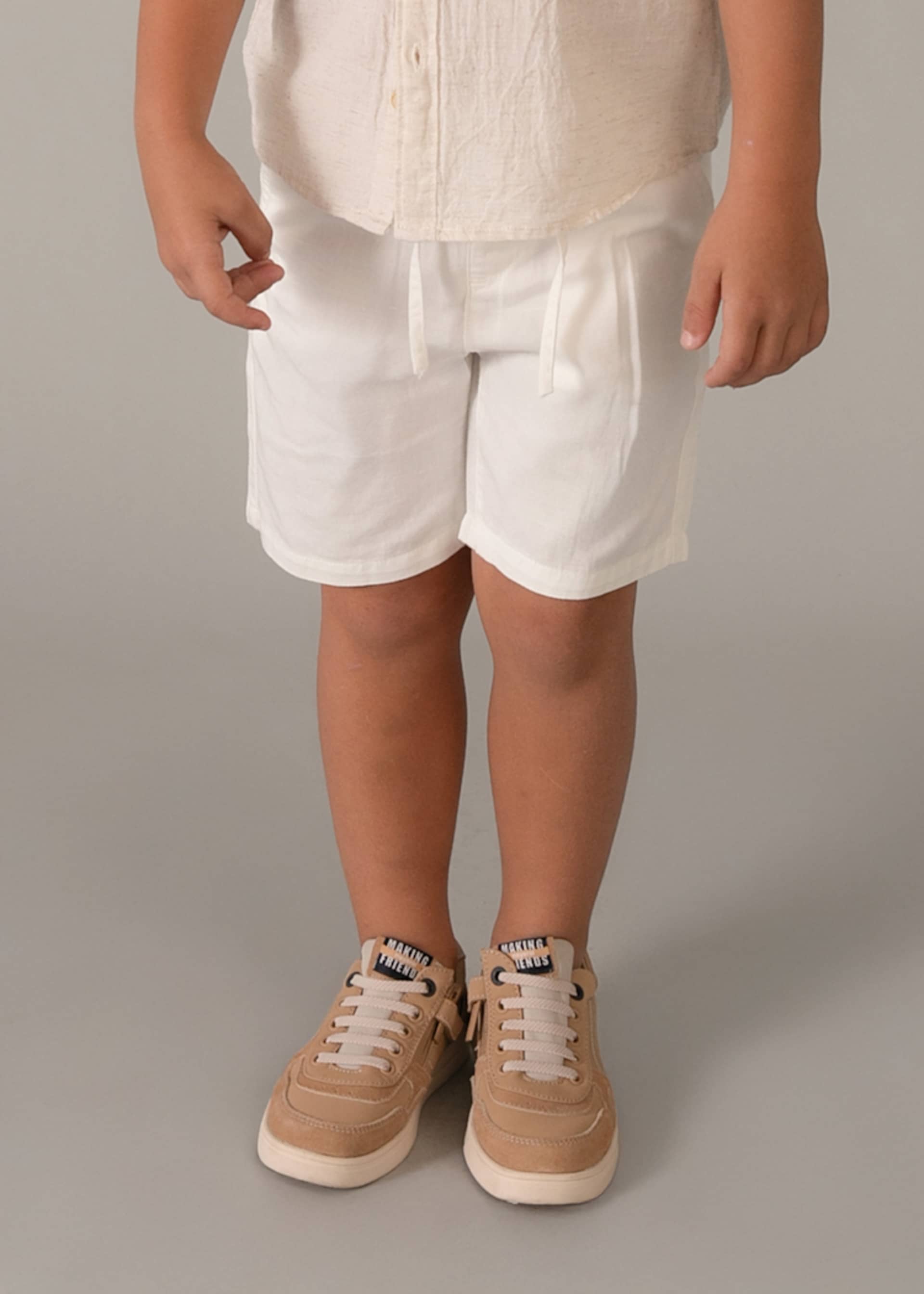 Bermuda relaxed linen shorts boy