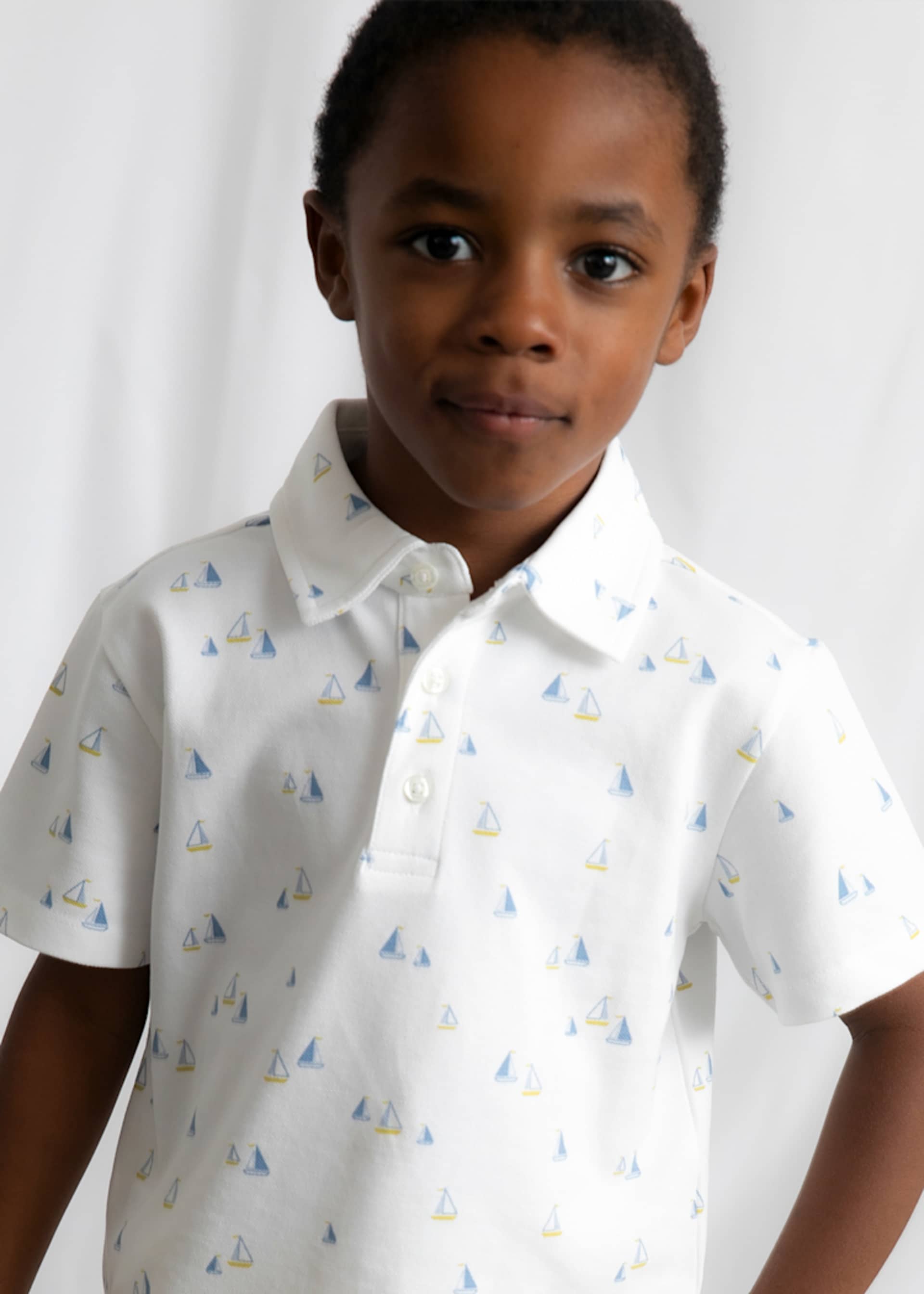 Polo estampado niño