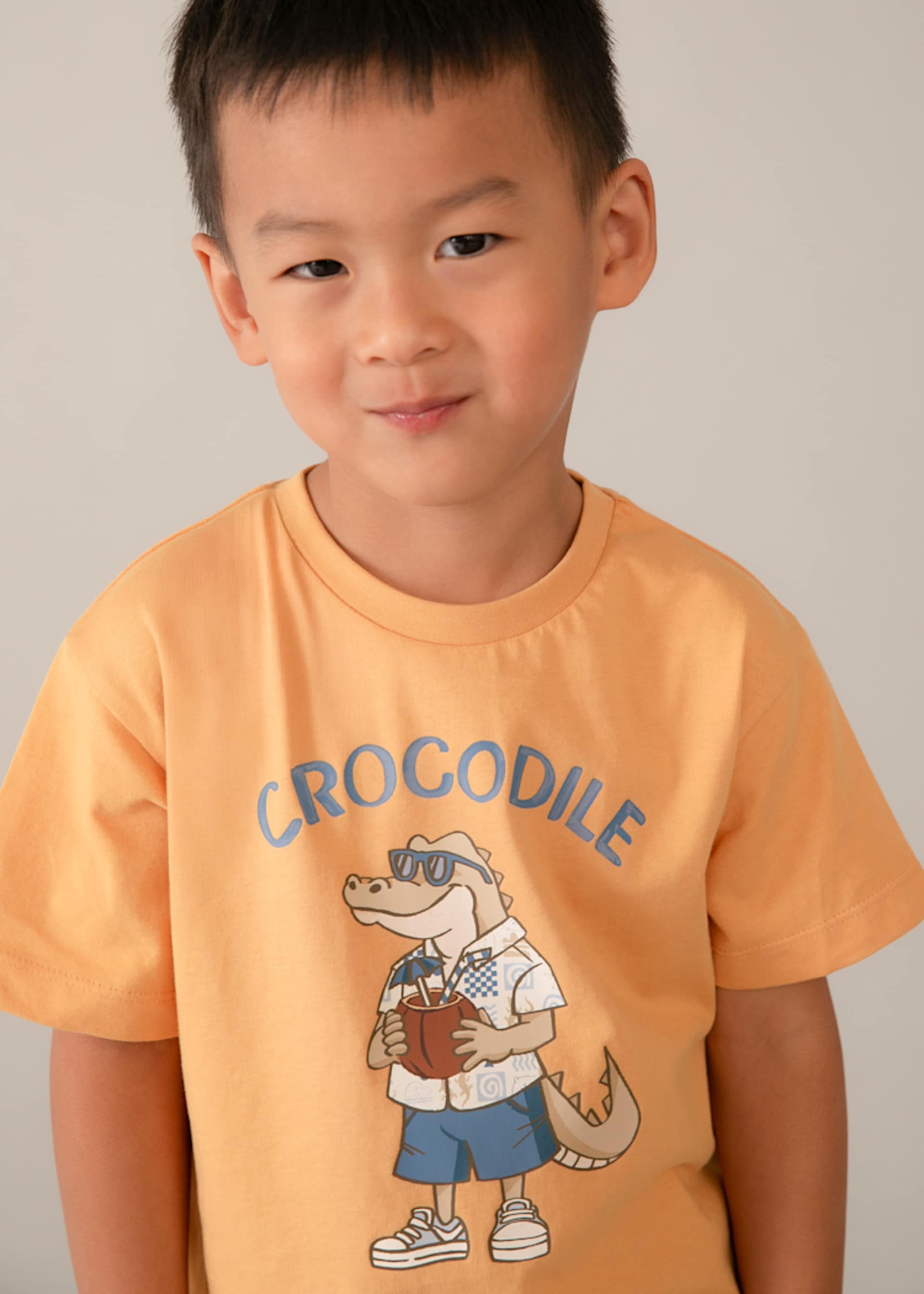 Playera cocodrilo niño