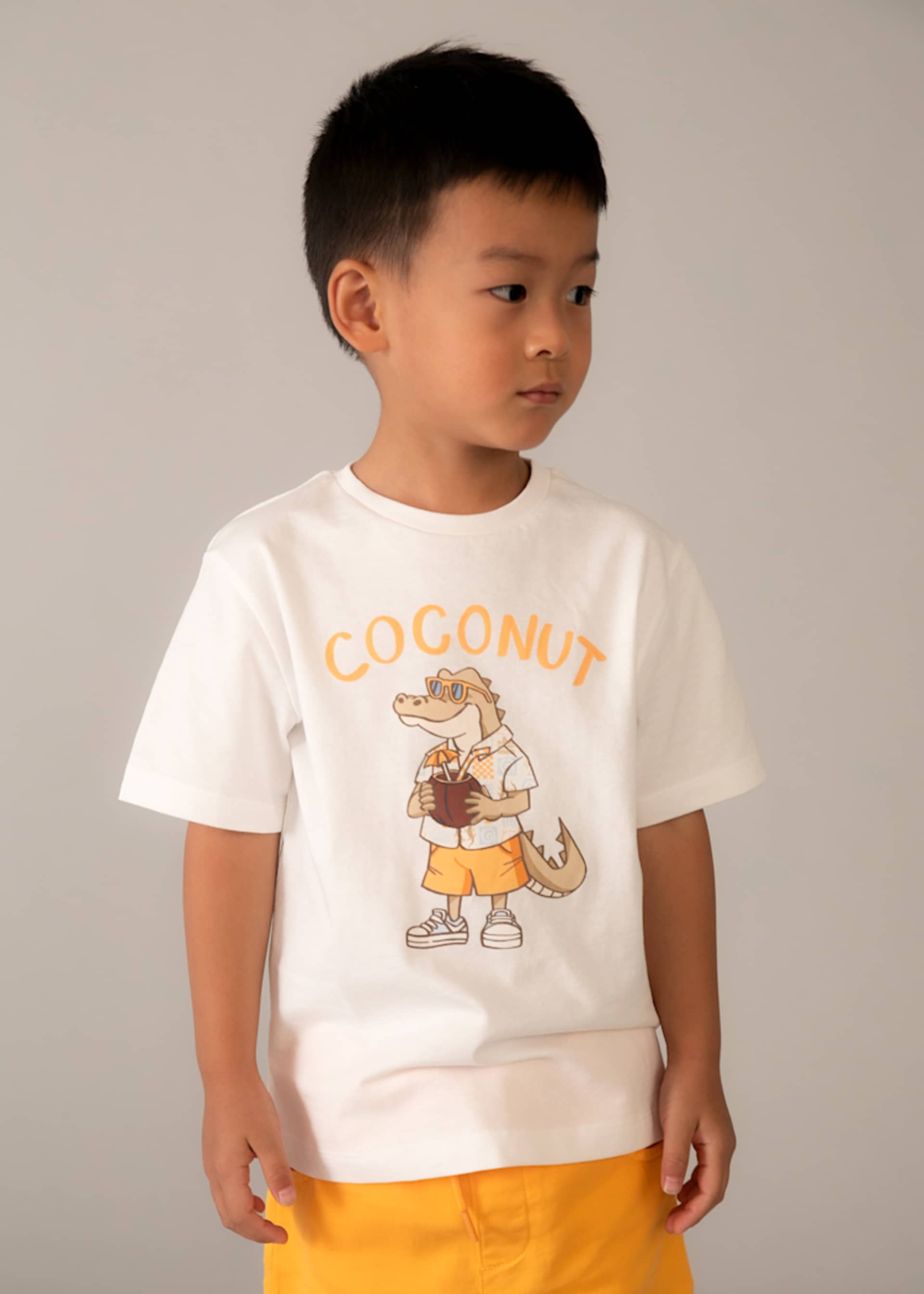 Boy Crocodile Graphic T-shirt
