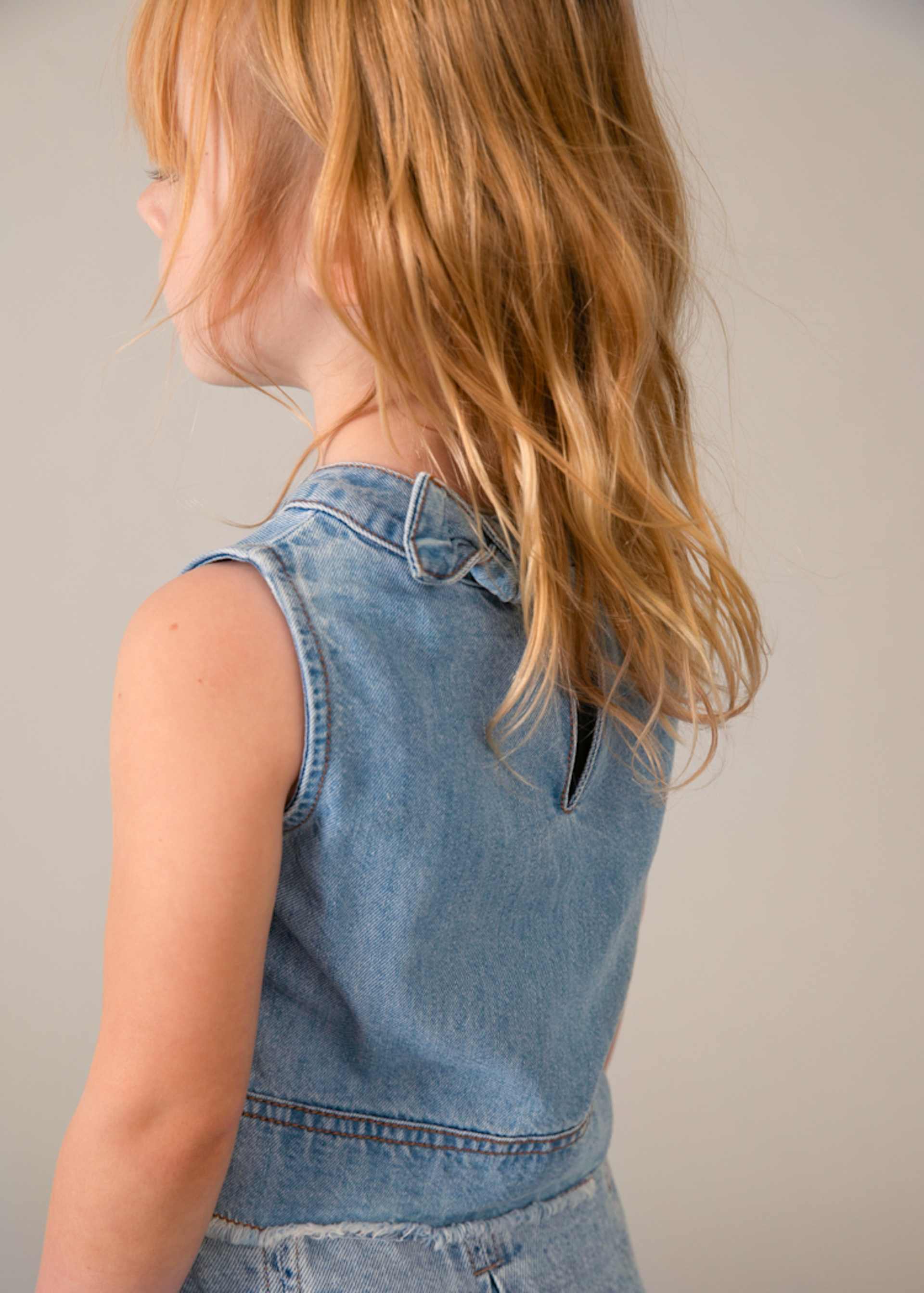 Girl Denim Top