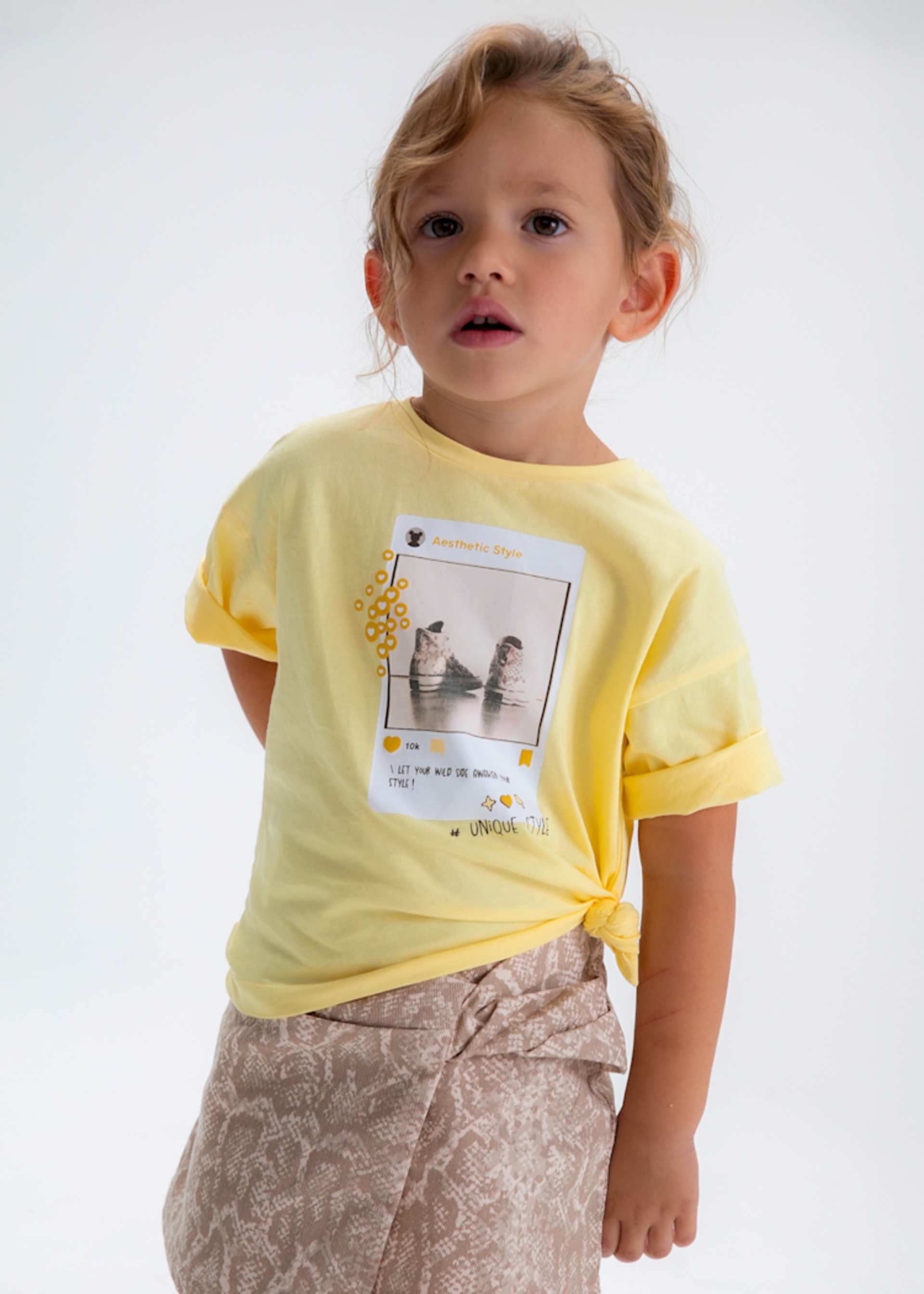 Girl Drop Shoulder T-shirt