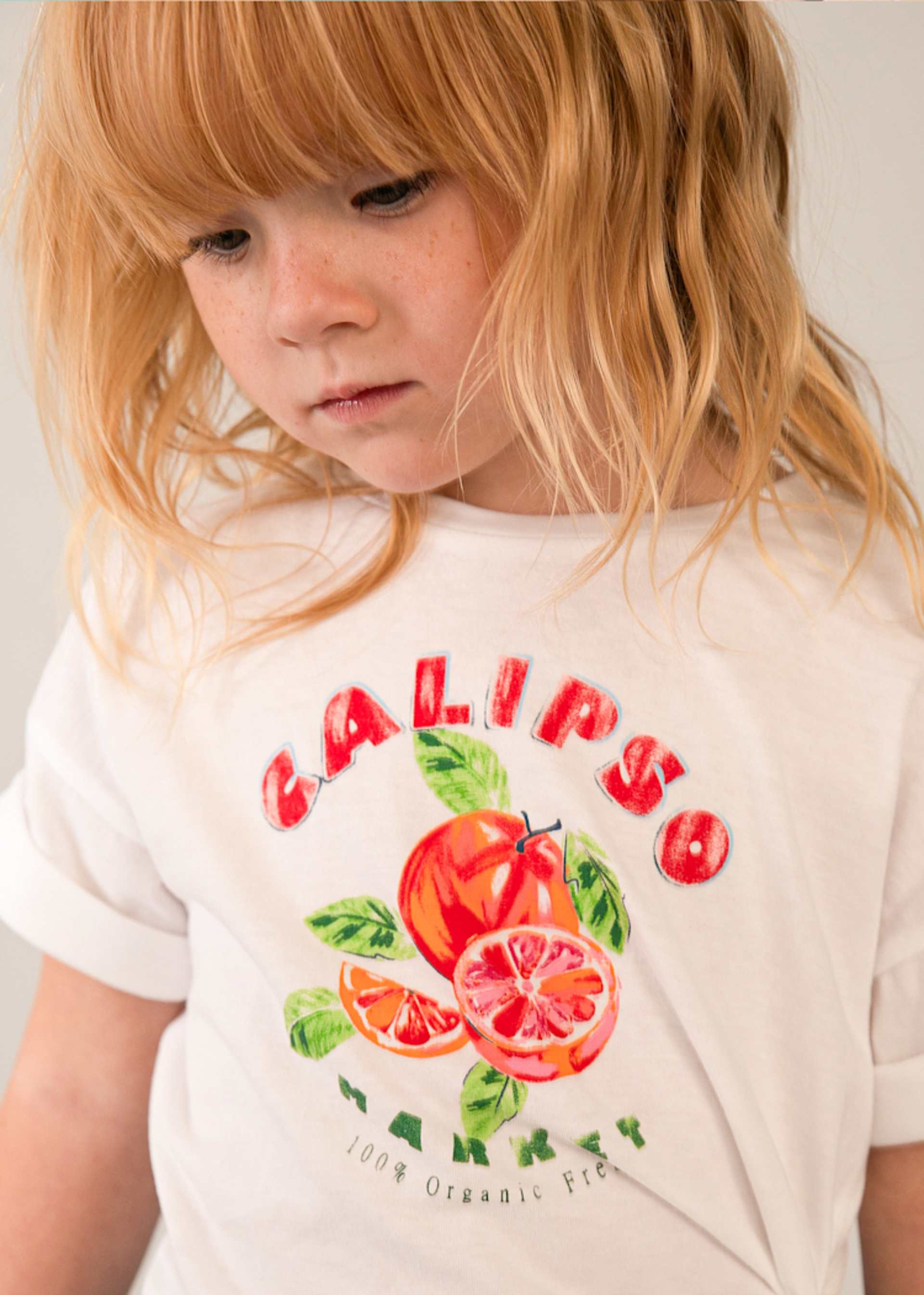 Maglietta oversize bambina