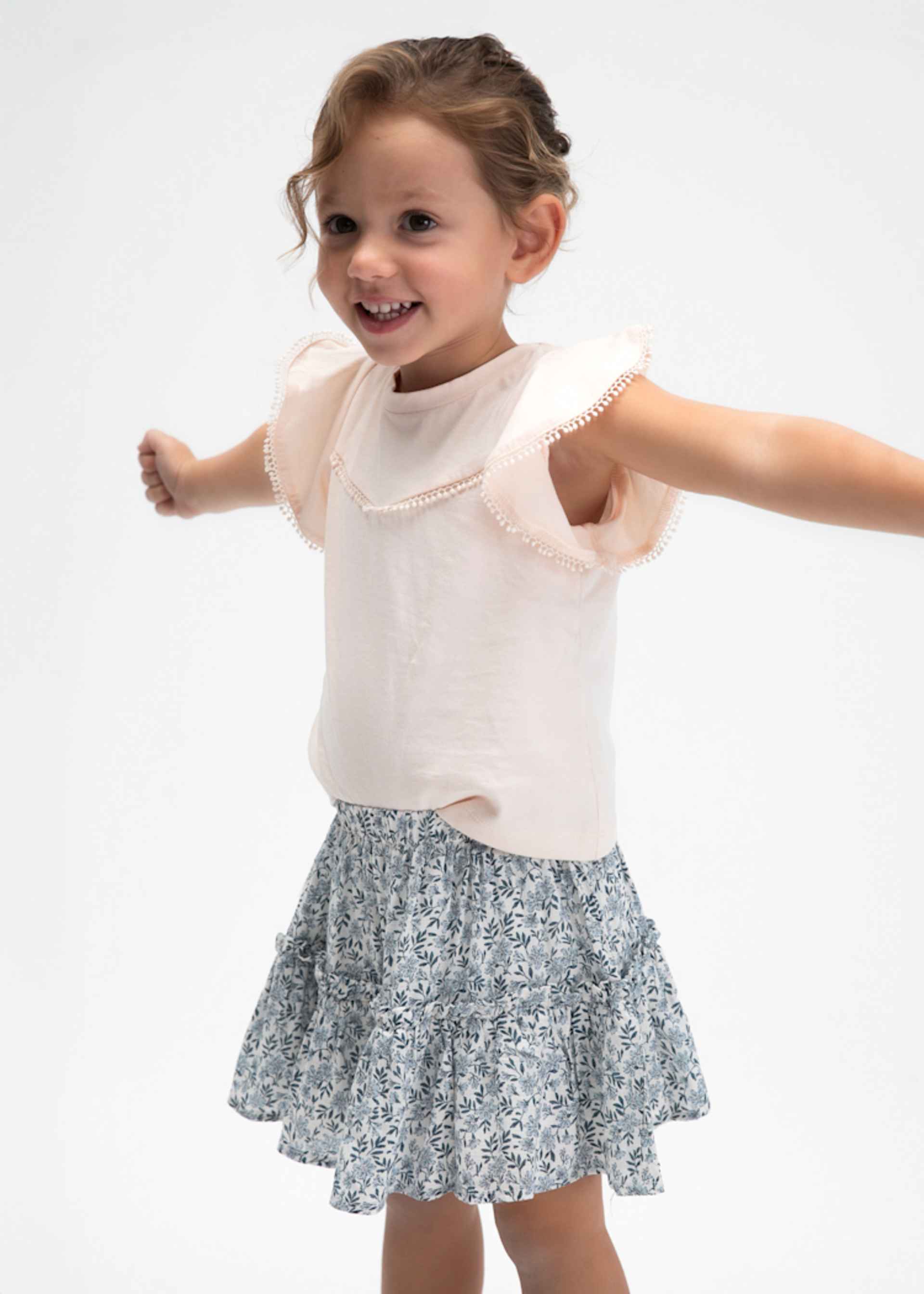 Camiseta volante niña