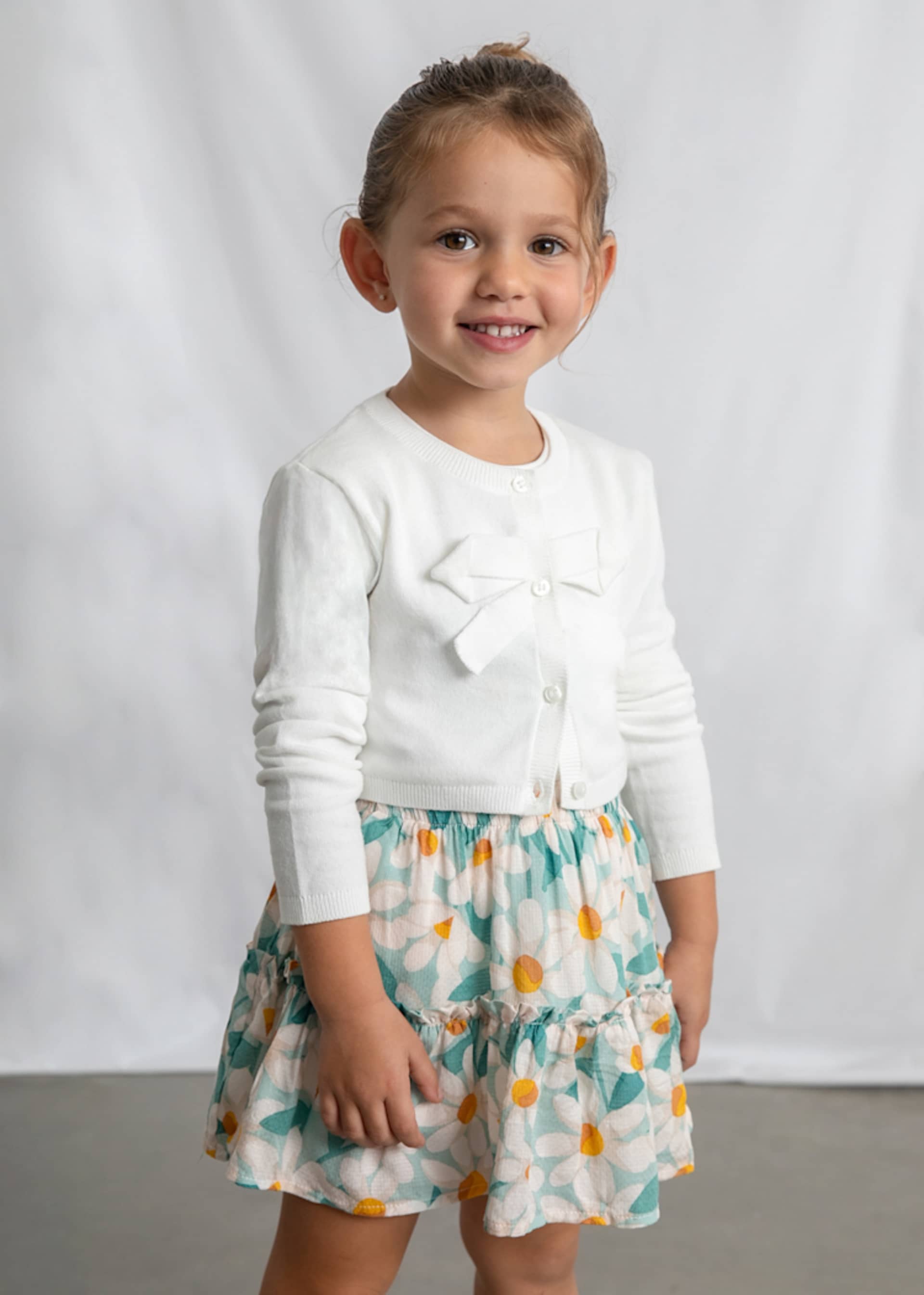 Girls basic knitted cardigan