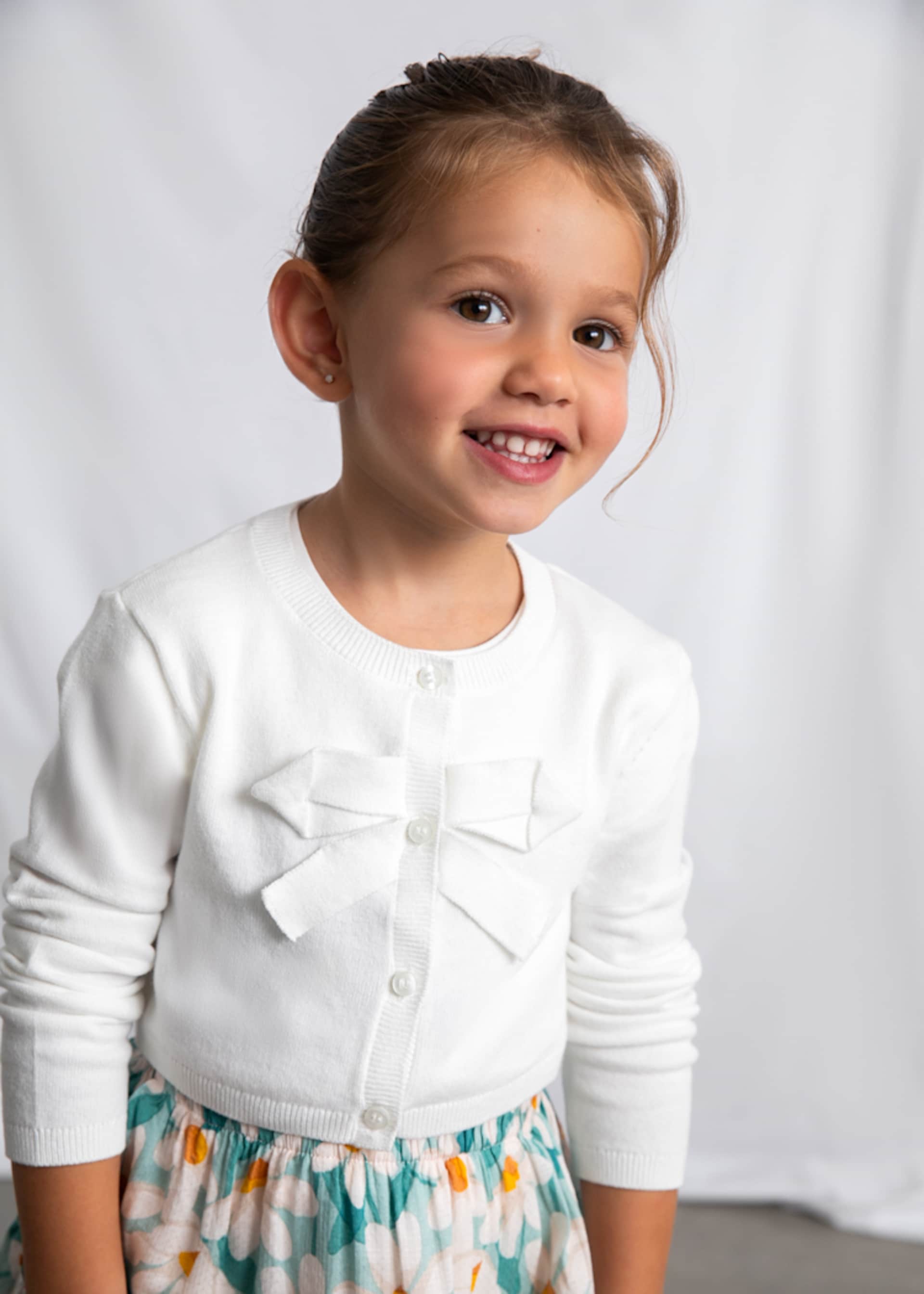 Cardigan tricot basic bambina