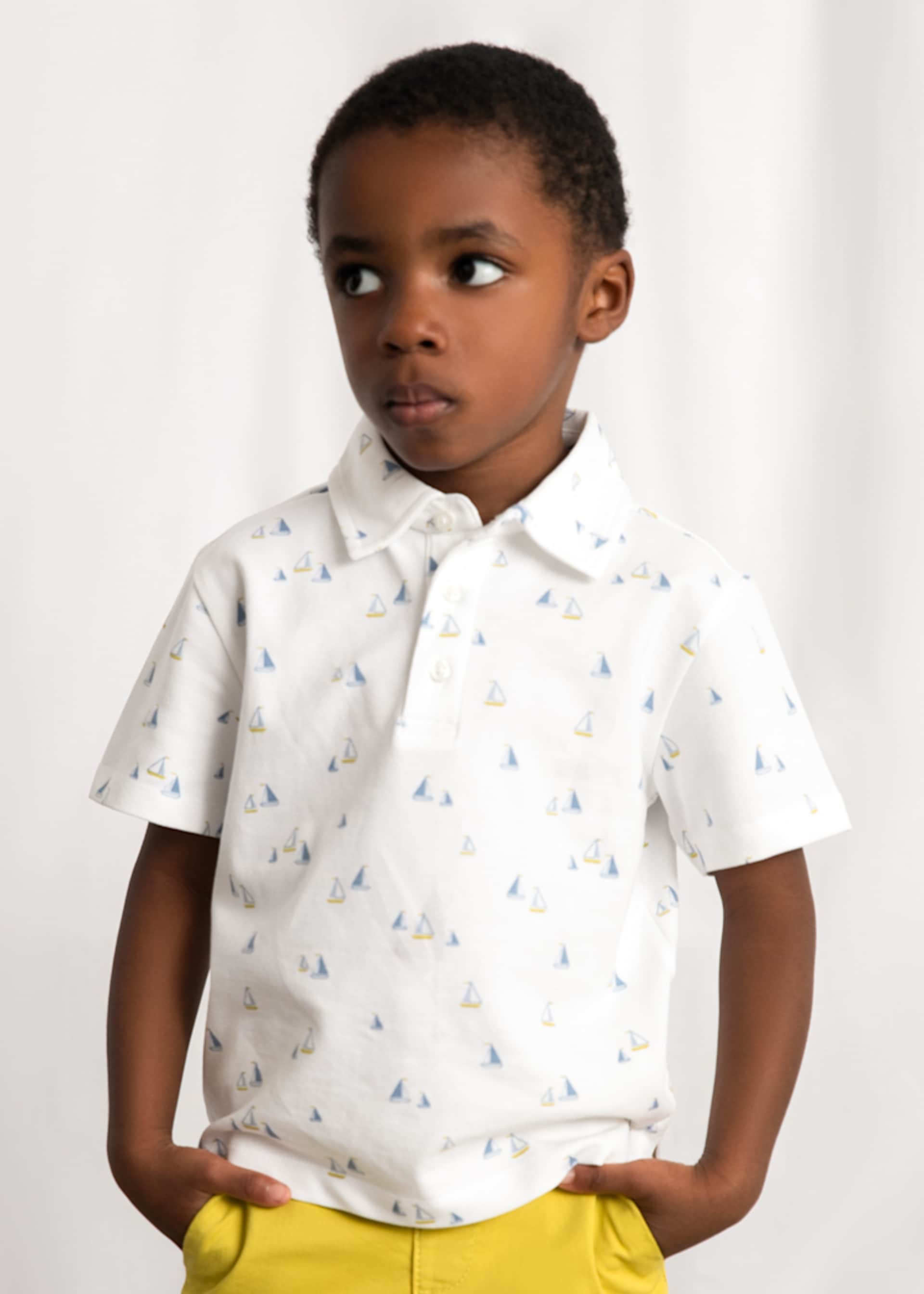 Printed polo shirt for Boys