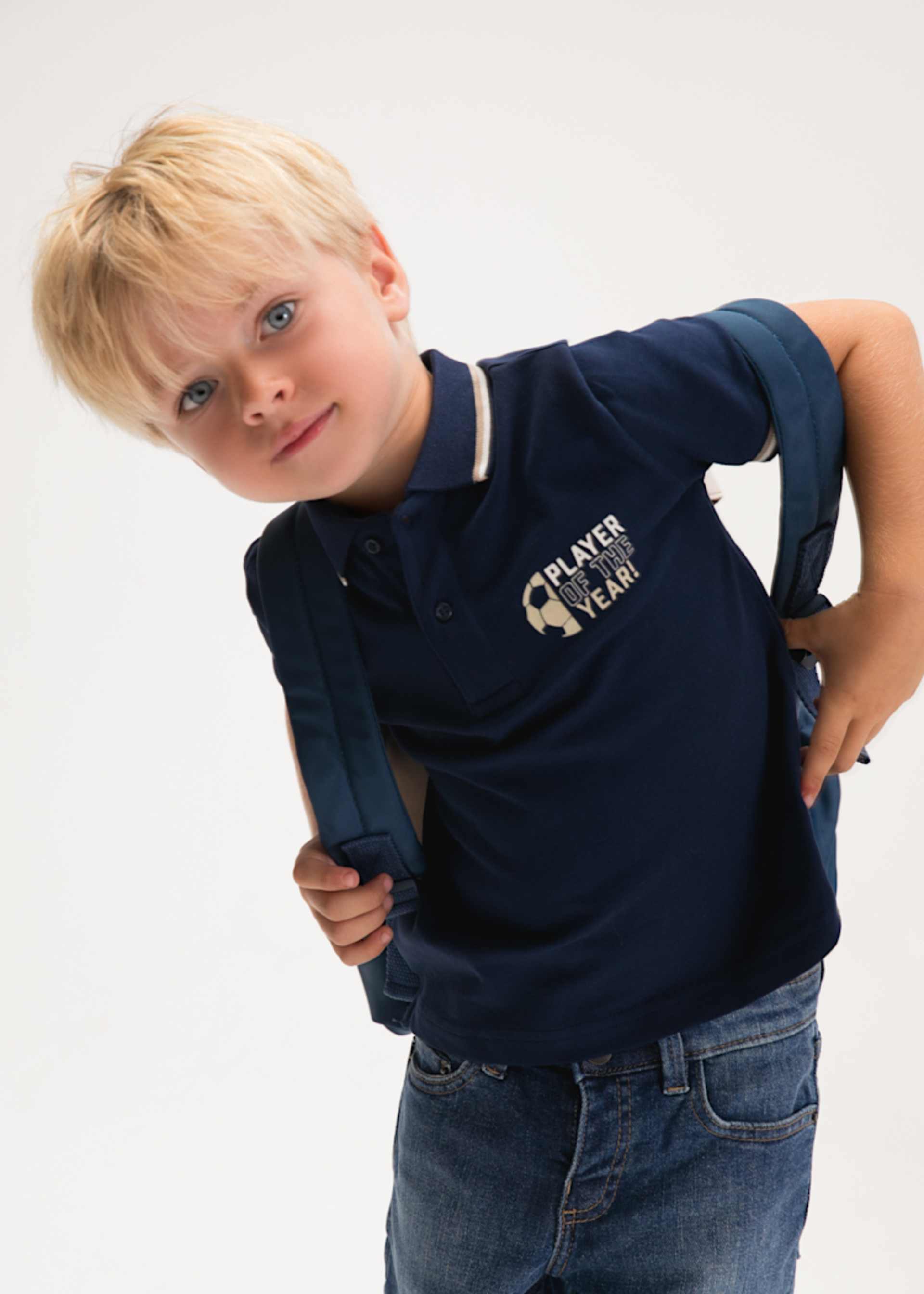 Poloshirt Fußball Jungen