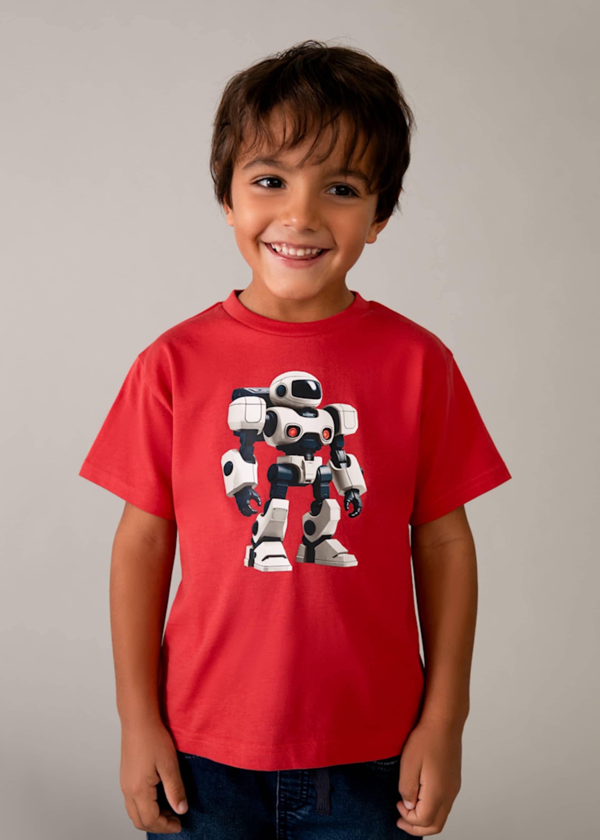 Camiseta robot niño