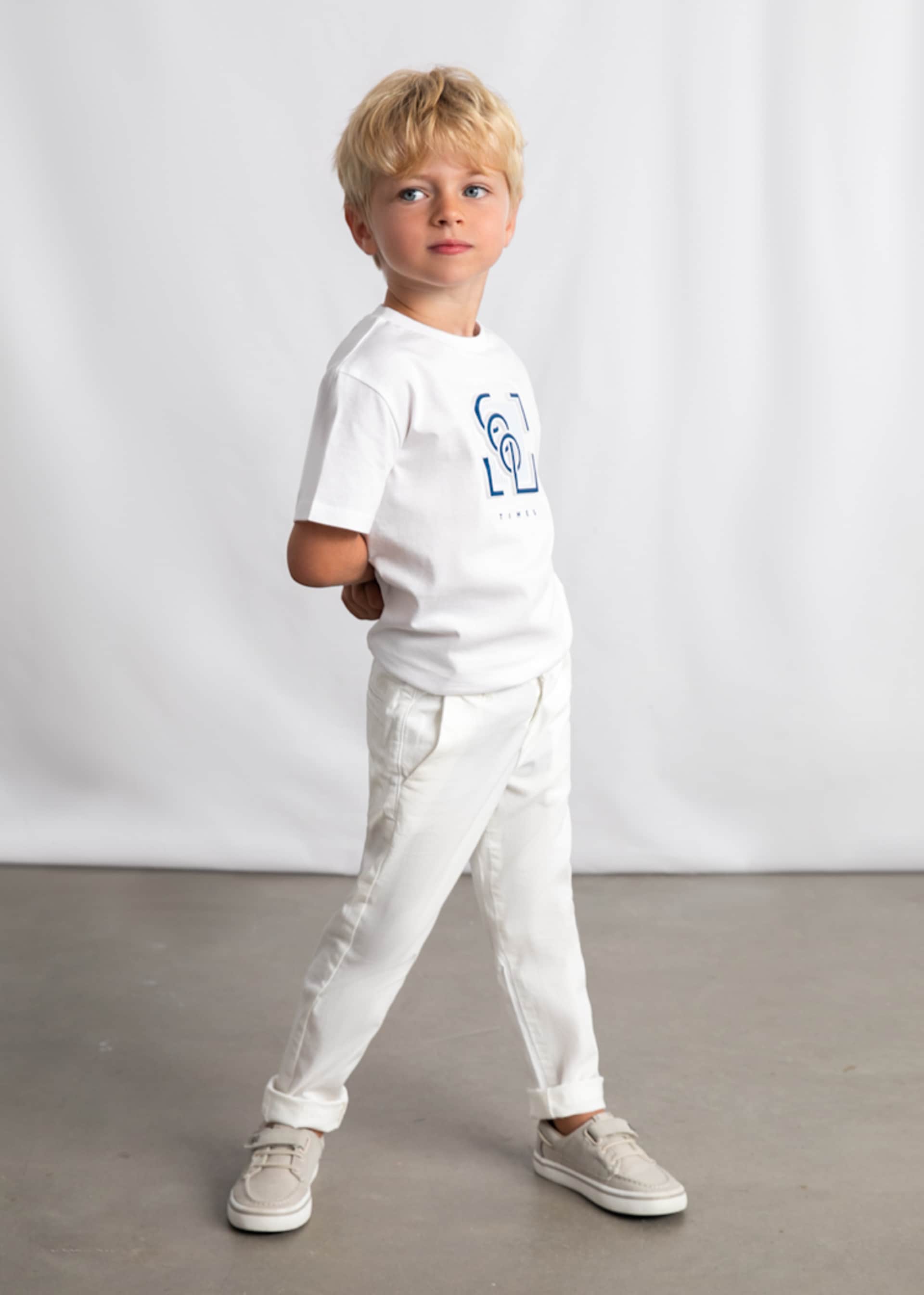 Pantalon chino en basique garçon