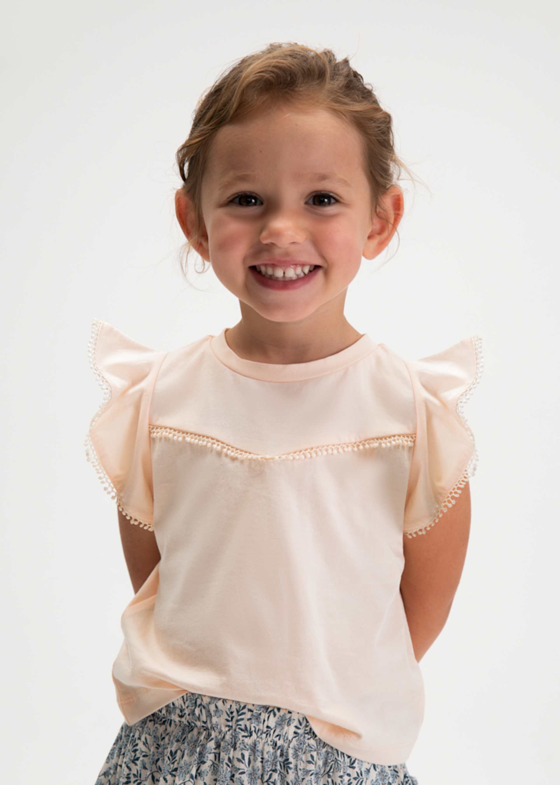 T-shirt à volants fille