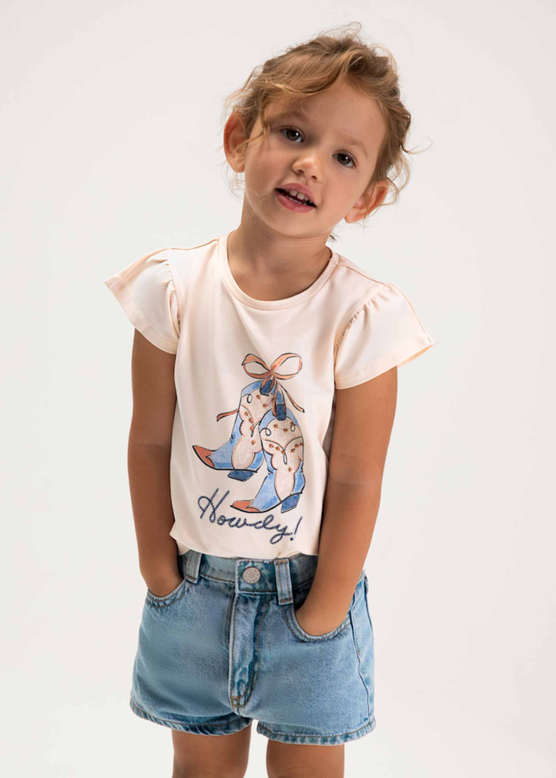 Jeans-Shorts basic Mädchen