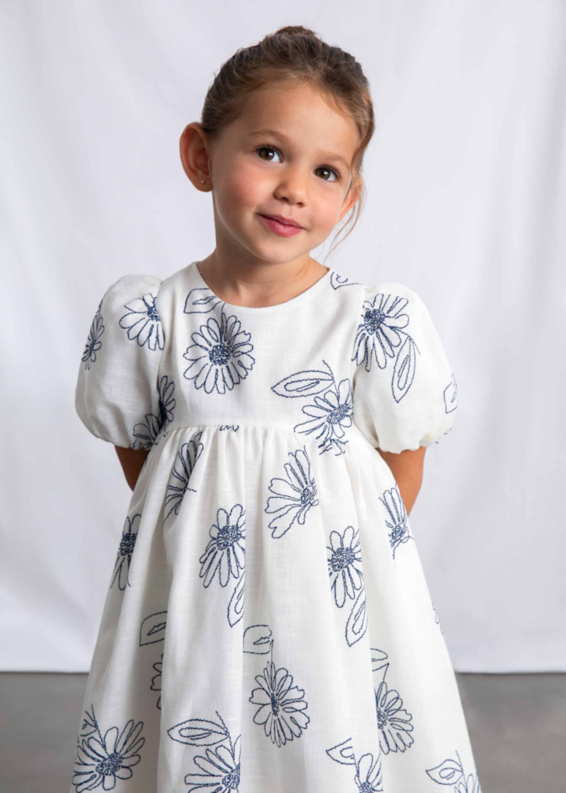 Girl Puff Sleeve Dress