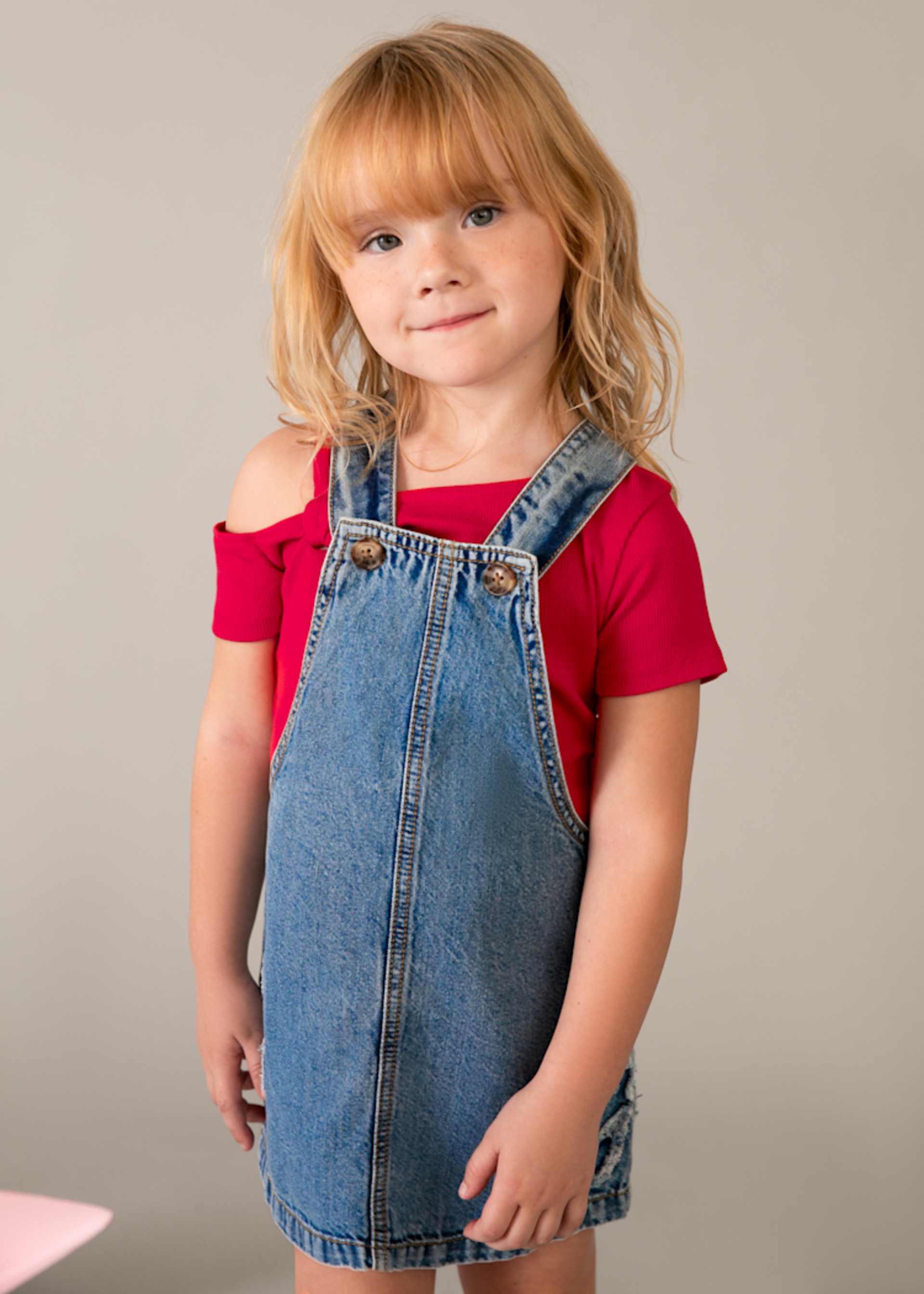 Jupe en denim fluide fille