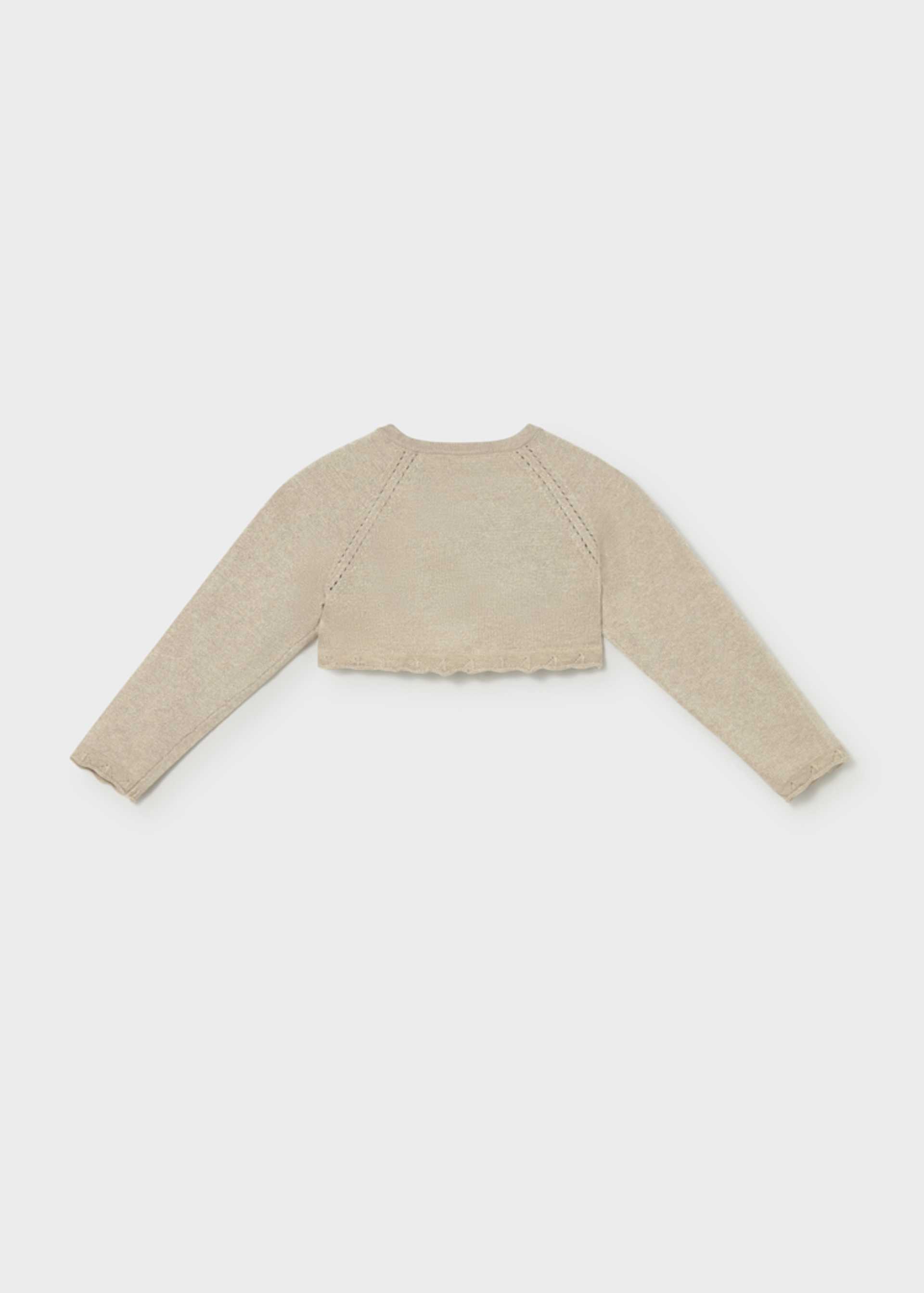 Cardigan bolero basic tricot neonata