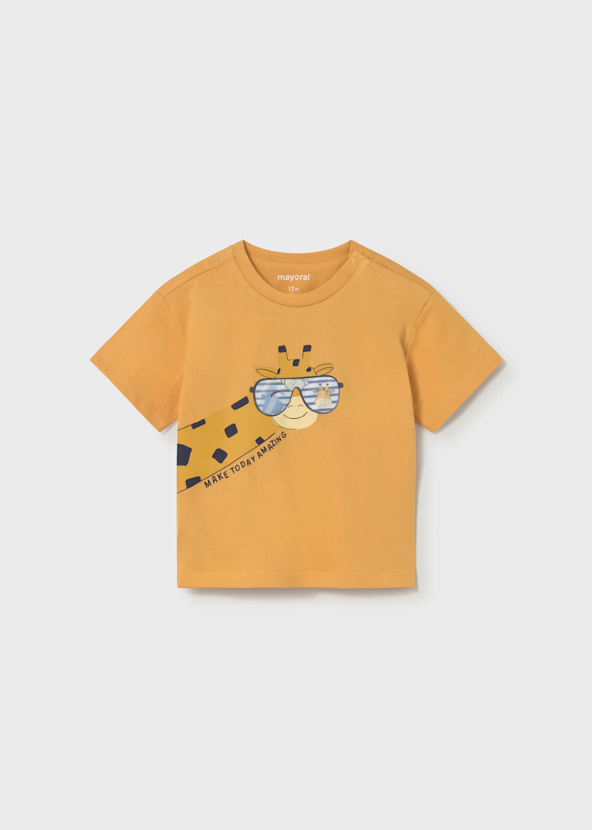 T-shirt interactif girafe bébé