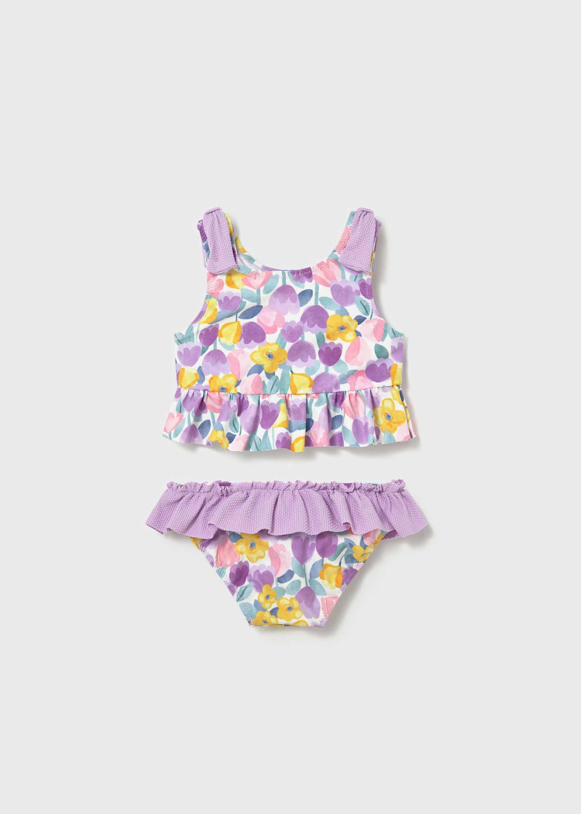 Ensemble 2 pièces maillot de bain et protection solaire bébé