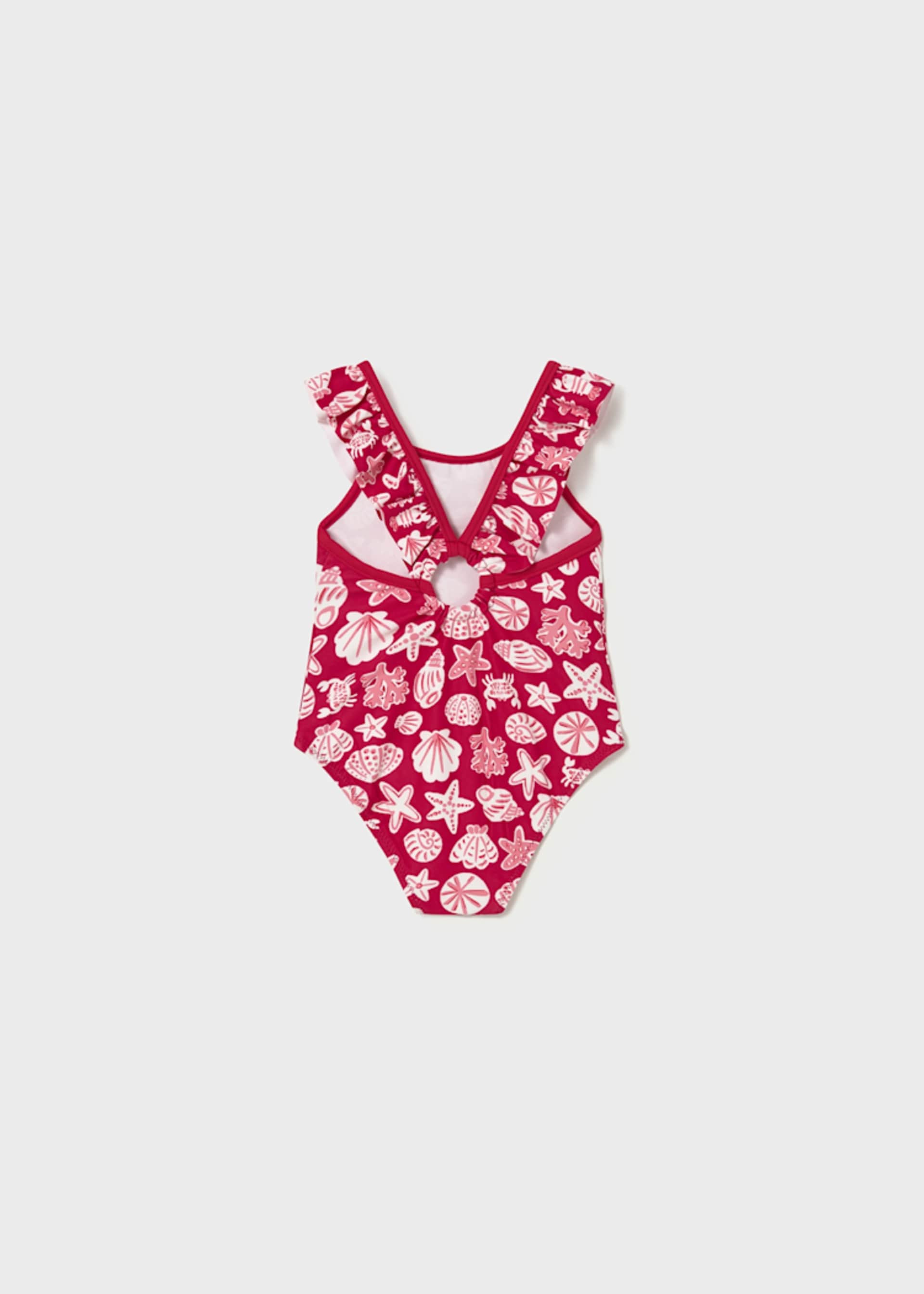 Maillot de bain imprimé à volantes bébé