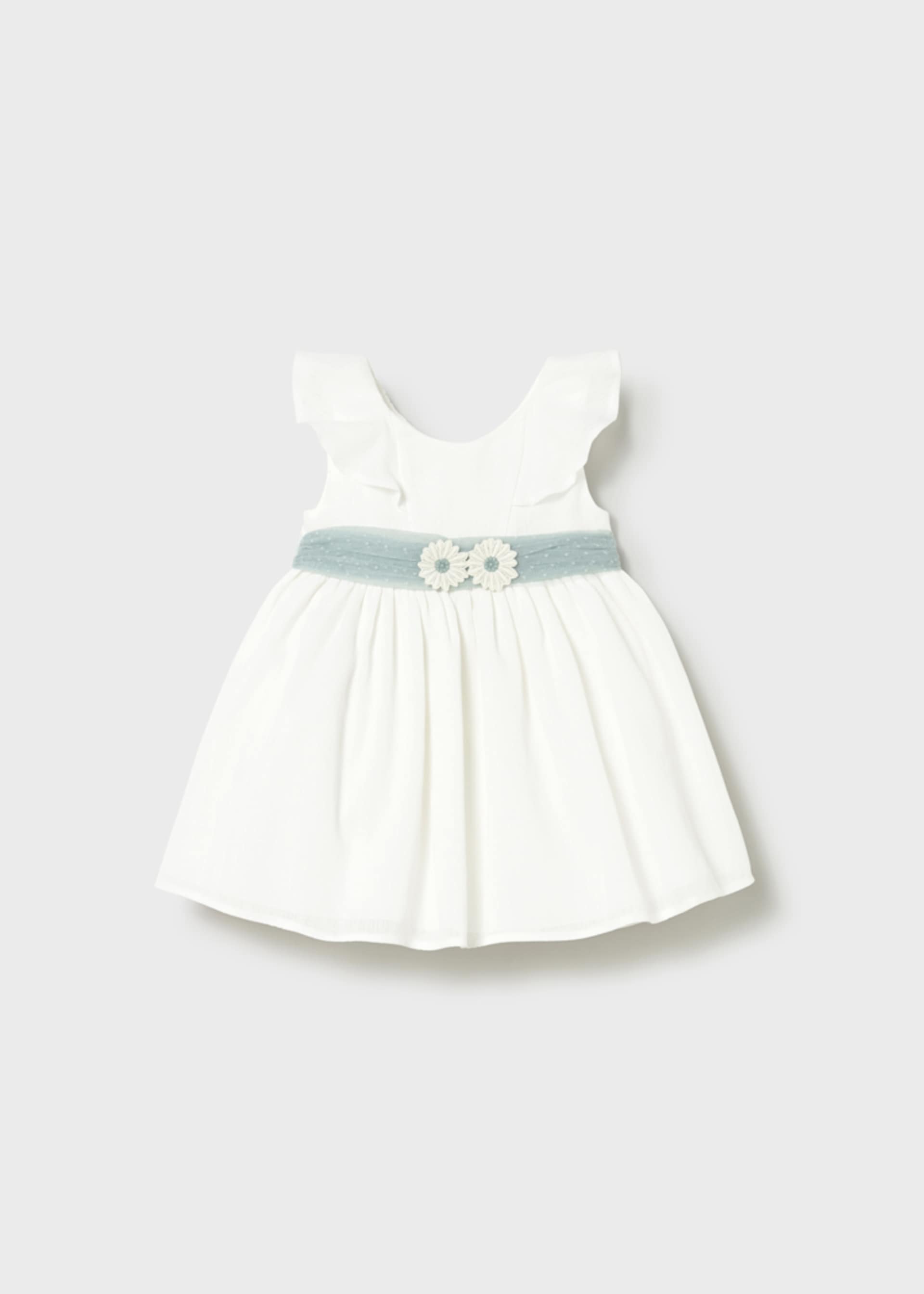 Robe en tulle avec ceinture bébé