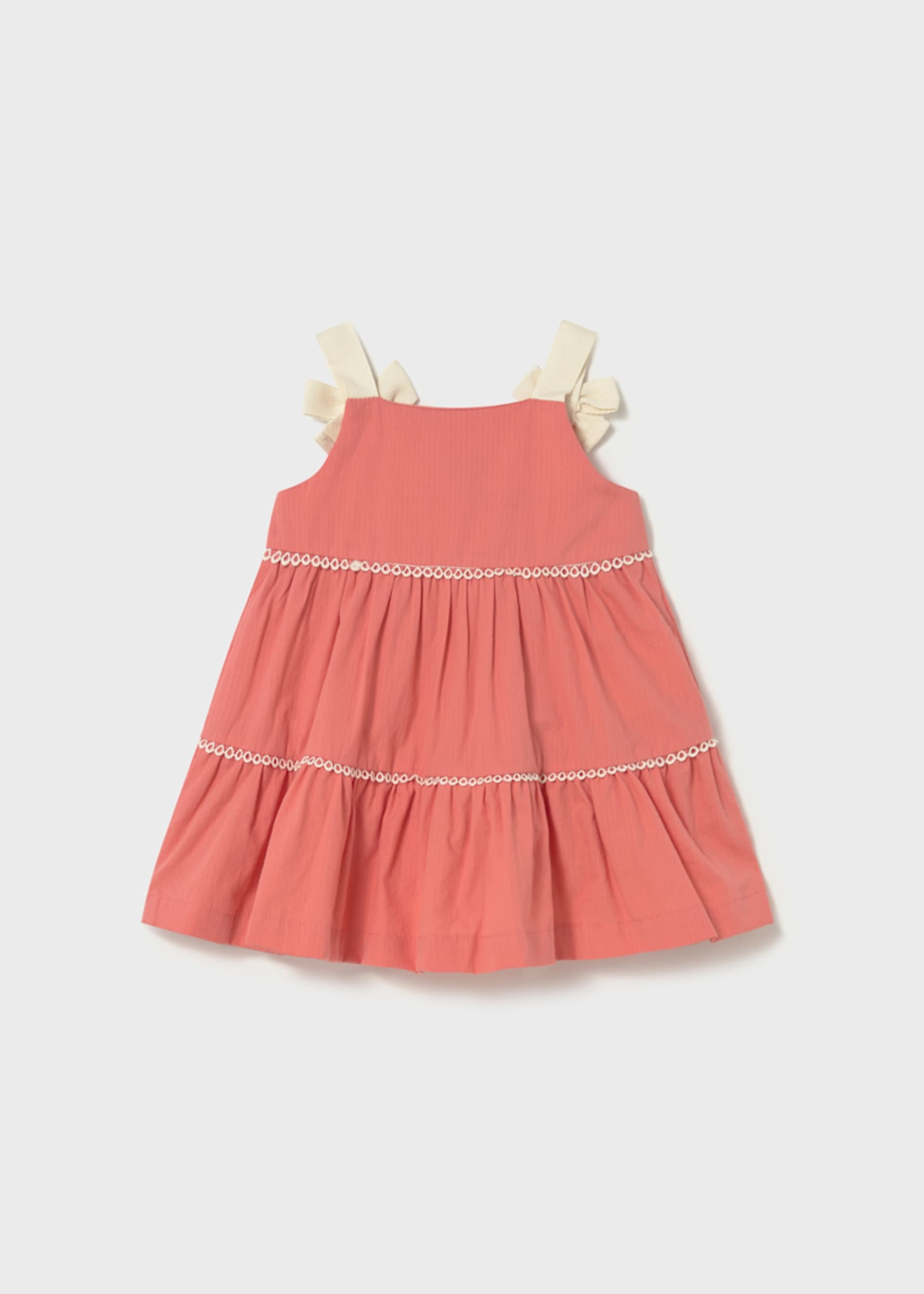 Vestido com laços bebé