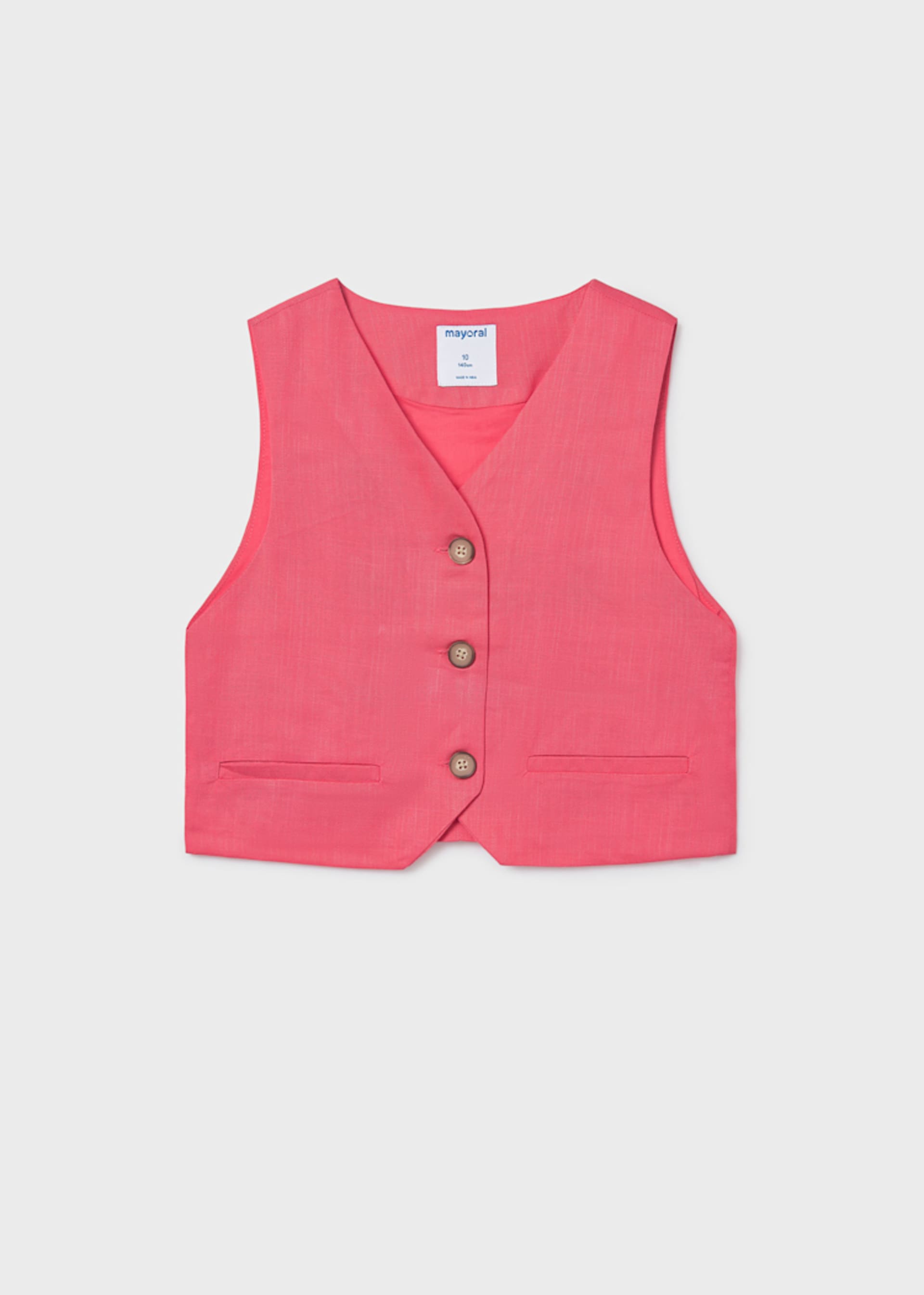 Gilet rcon bottoni ragazza